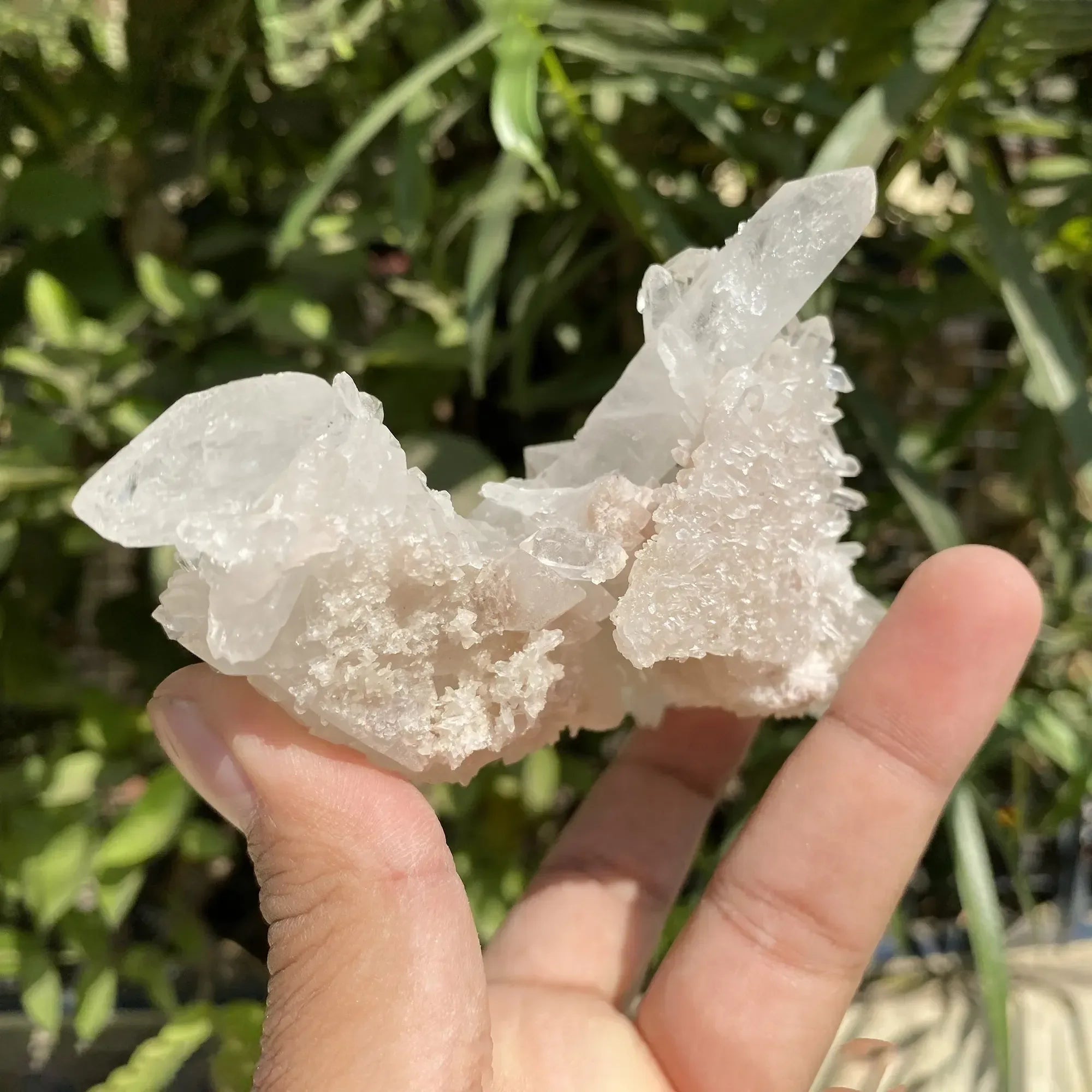 Natural Himalayan White Quartz Cluster 195g Himalayan Quartz