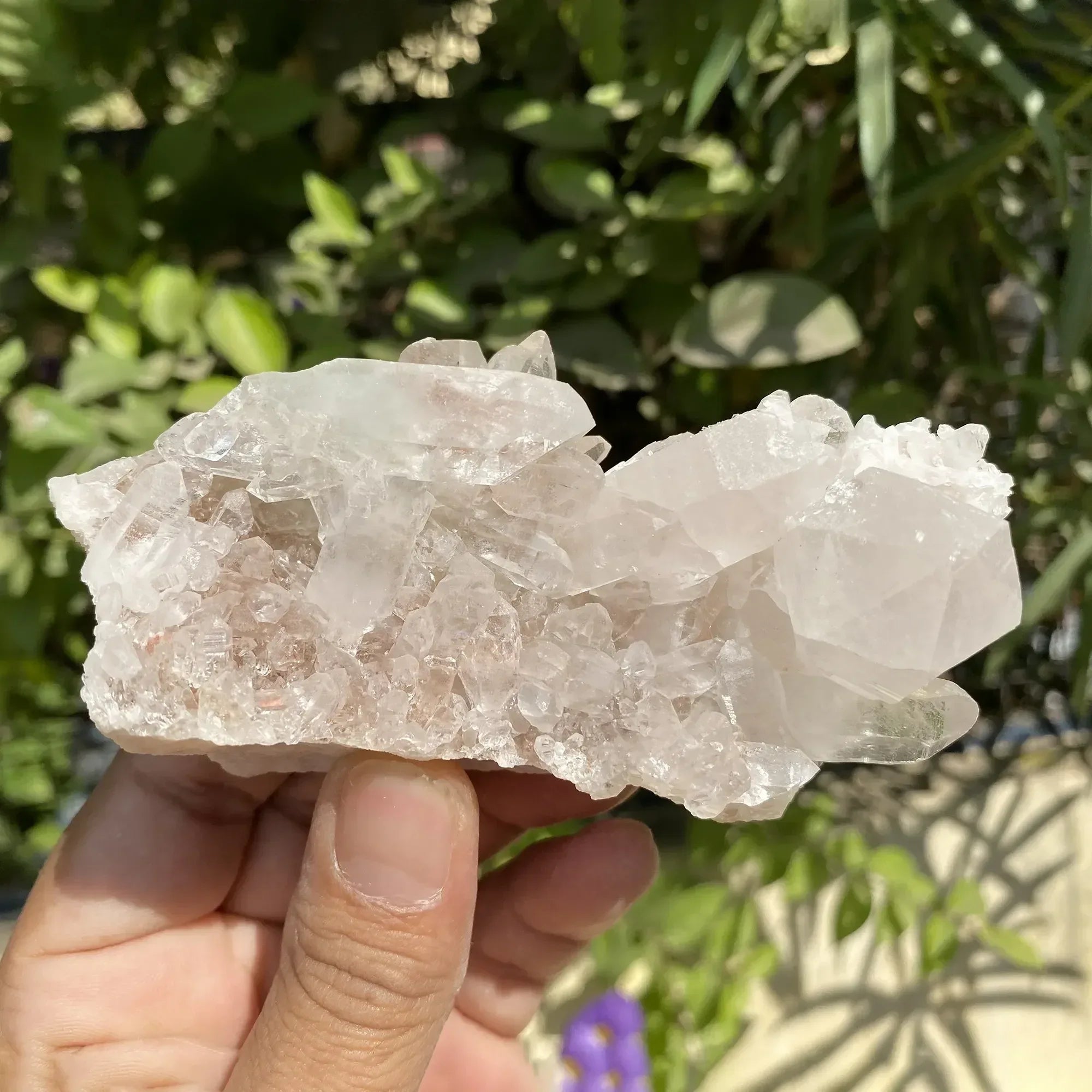 Natural Himalayan Pink Quartz Cluster 220g Himalayan Quartz