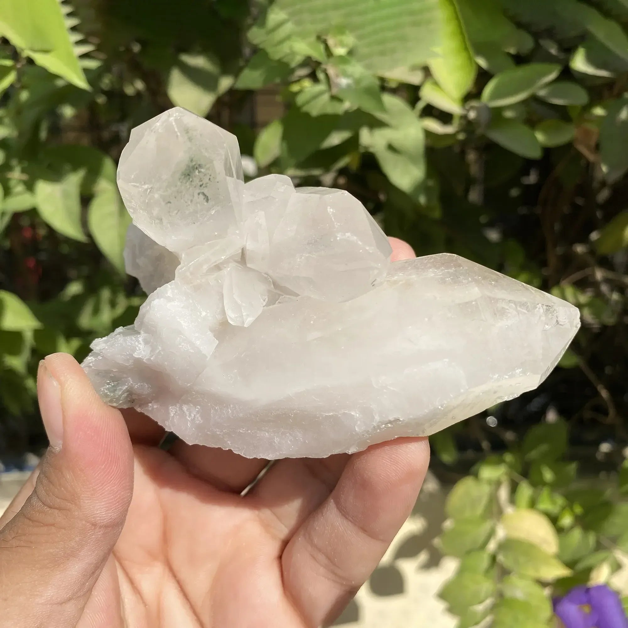 Natural Himalayan White Quartz Cluster 245g Himalayan Quartz