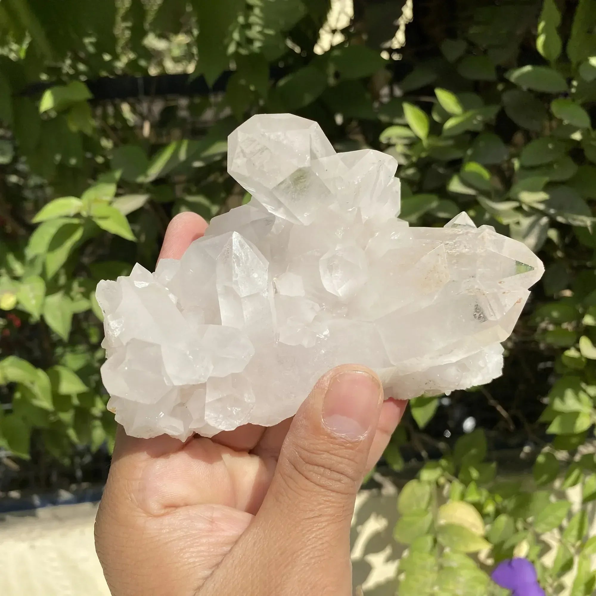 Natural Himalayan White Quartz Cluster 410g Himalayan Quartz