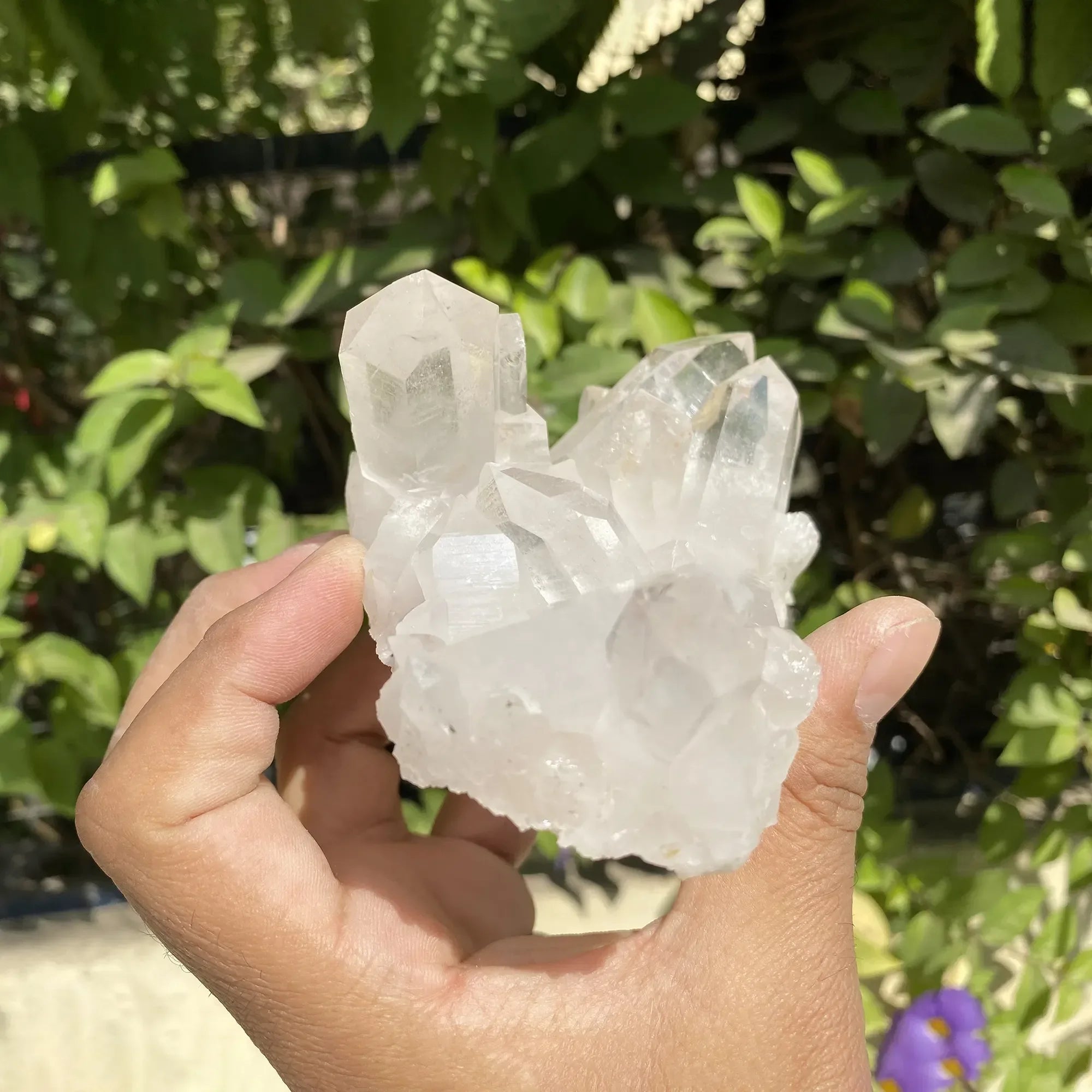 Natural Himalayan White Quartz Cluster 410g Himalayan Quartz