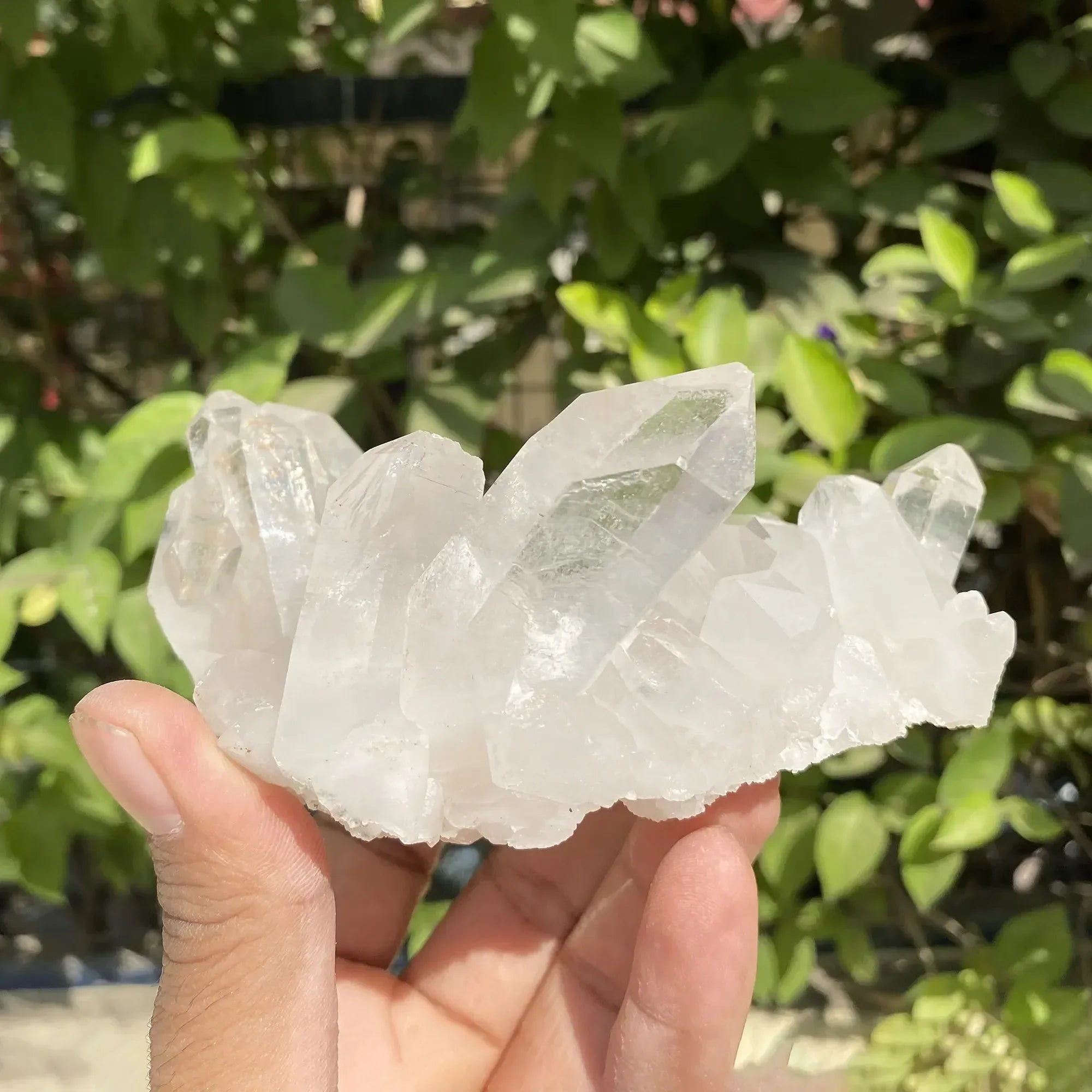 Natural Himalayan White Quartz Cluster 410g Himalayan Quartz