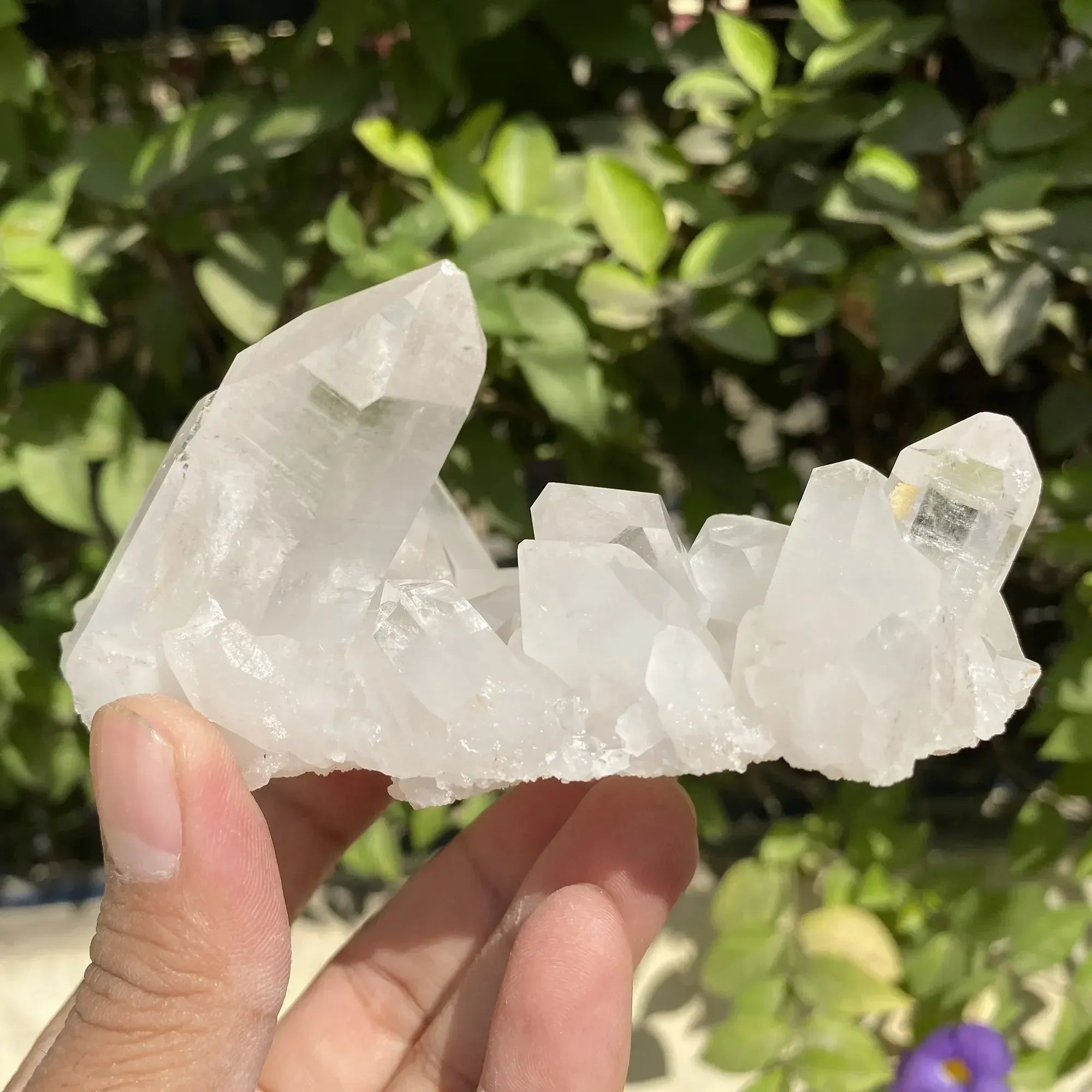 Natural Himalayan White Quartz Cluster 410g Himalayan Quartz