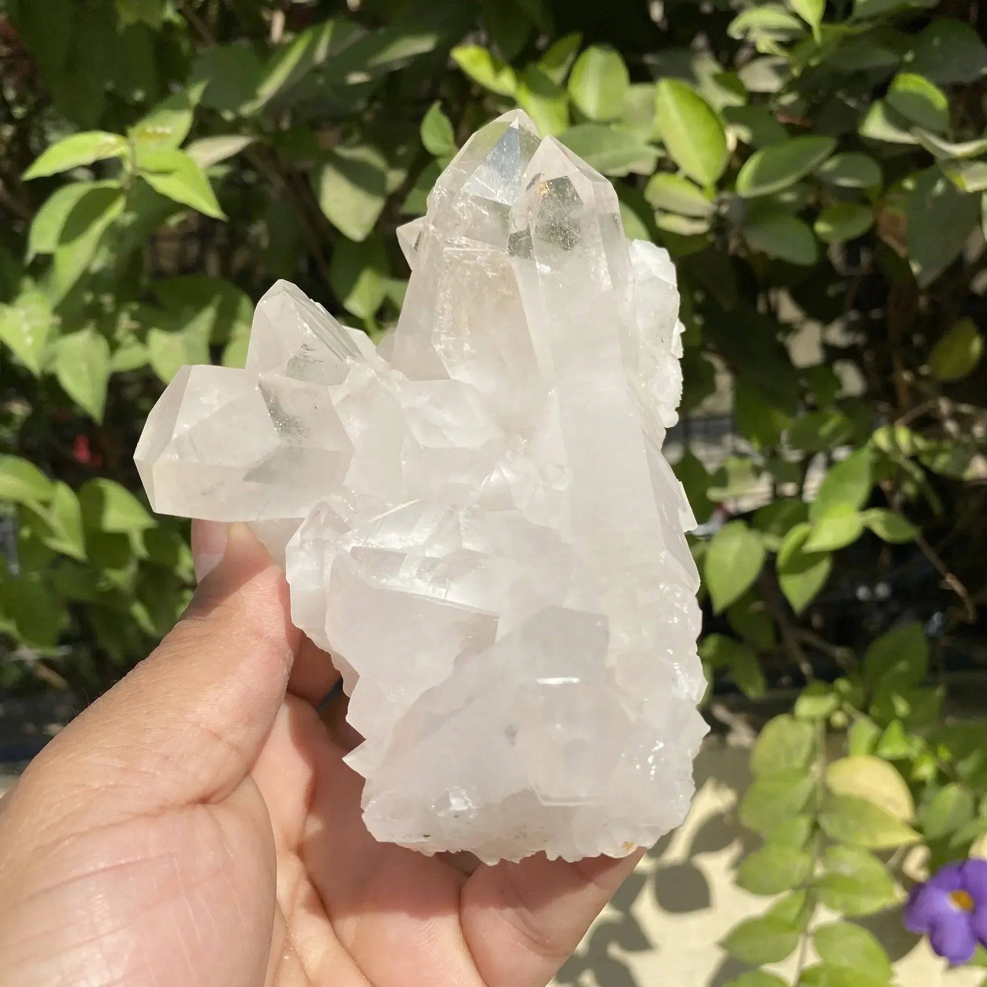 Natural Himalayan White Quartz Cluster 410g Himalayan Quartz