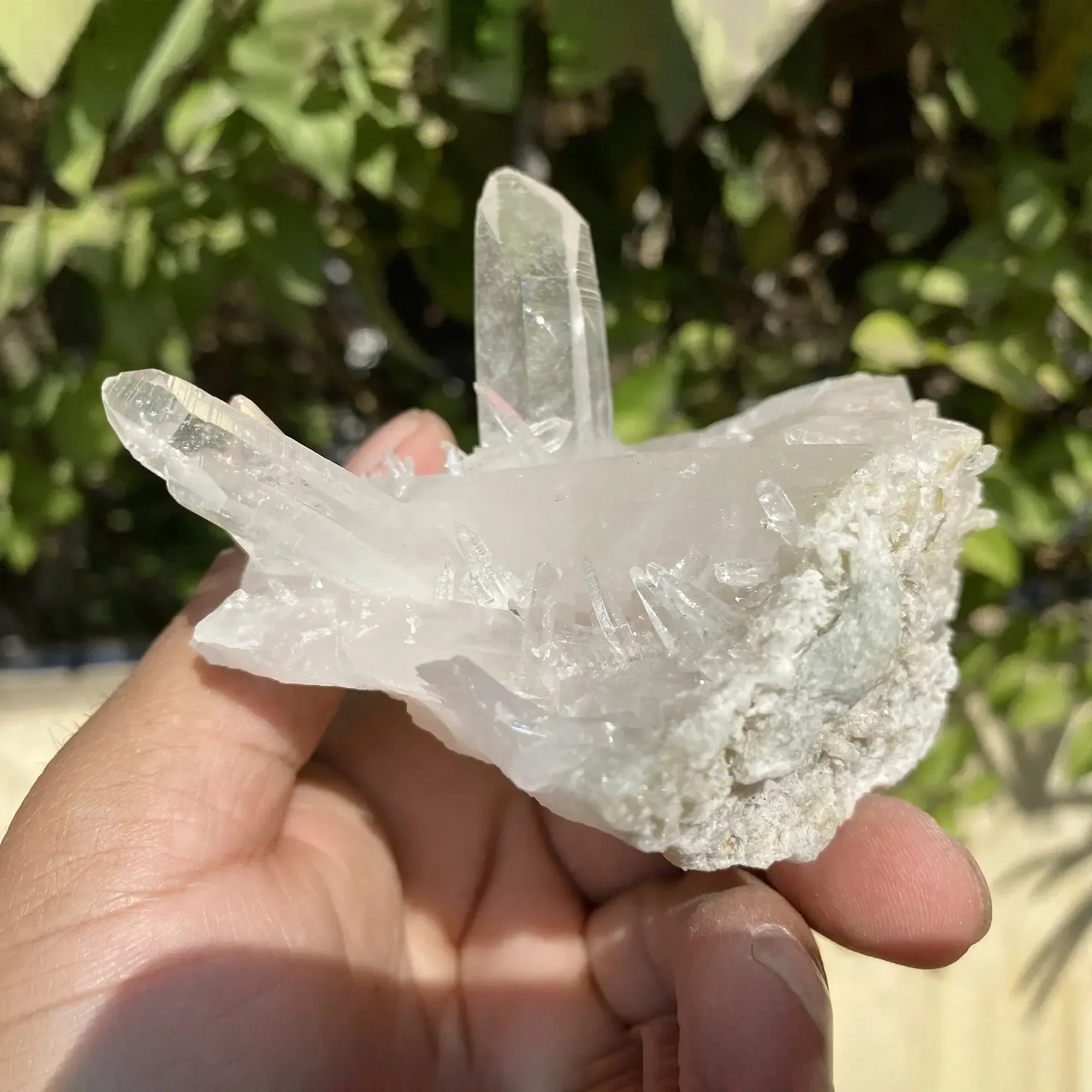 Natural Himalayan White Quartz Cluster 210g Himalayan Quartz
