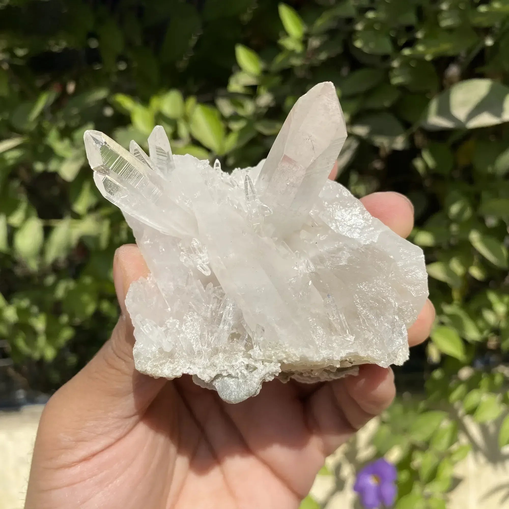 Natural Himalayan White Quartz Cluster 210g Himalayan Quartz