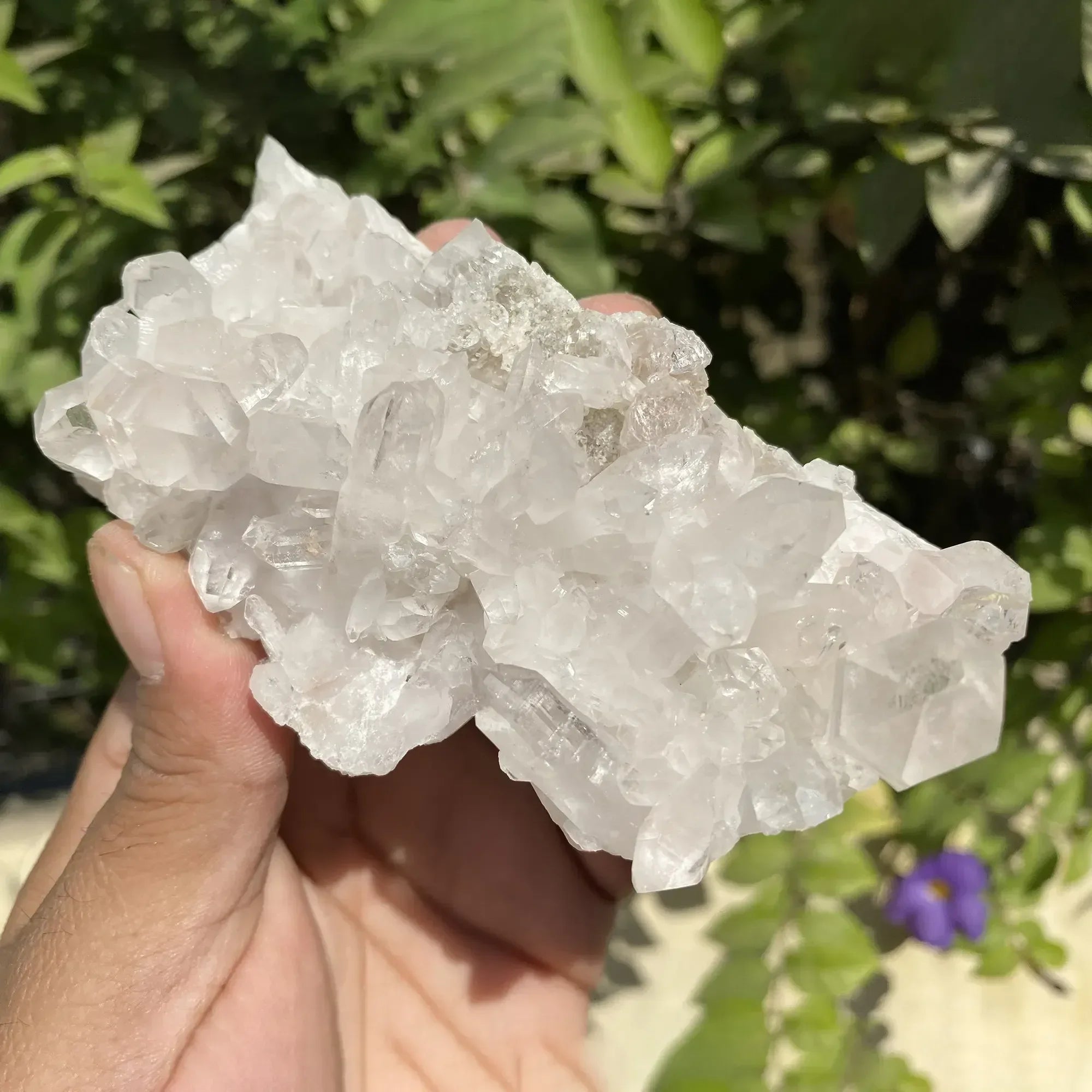 Natural Himalayan White Quartz Cluster 210g Himalayan Quartz