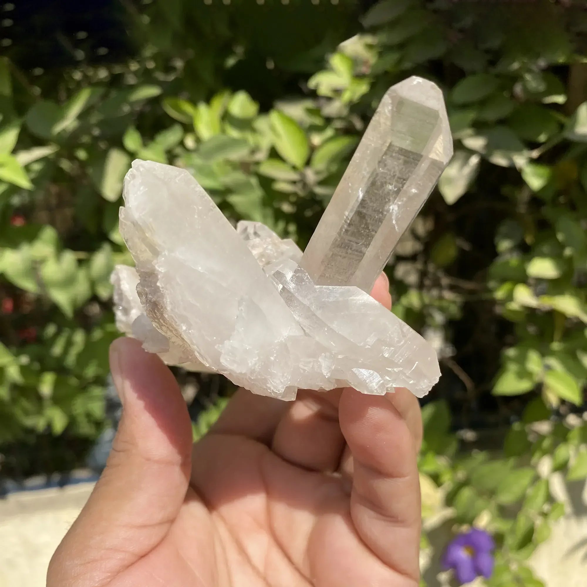 Natural Himalayan White Quartz Cluster 290g Himalayan Quartz