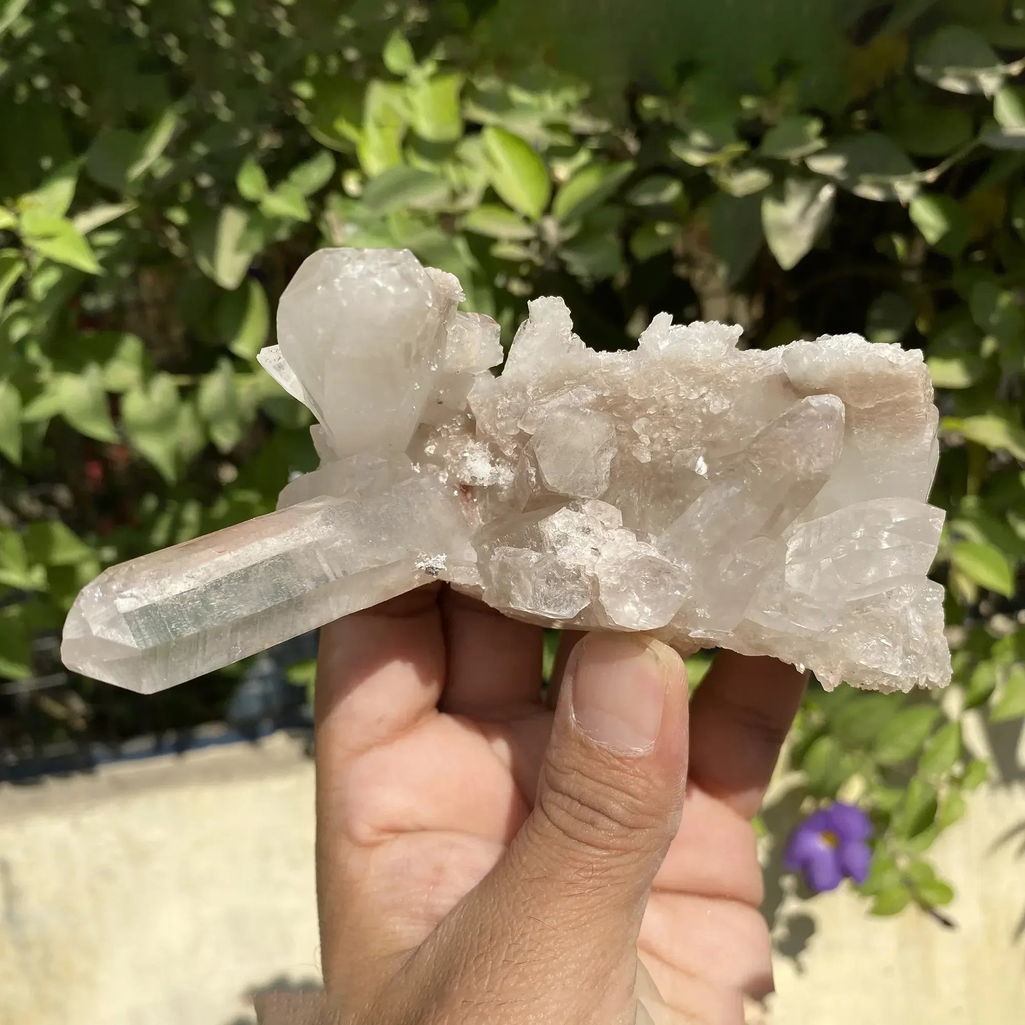 Natural Himalayan White Quartz Cluster 290g Himalayan Quartz
