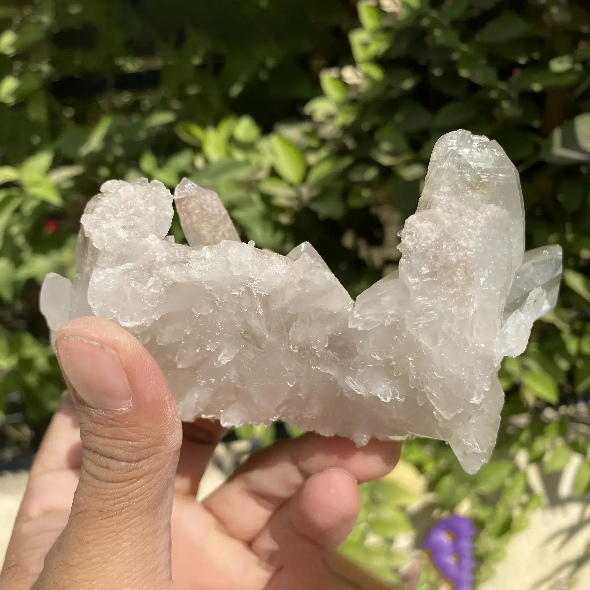 Natural Himalayan White Quartz Cluster 290g Himalayan Quartz