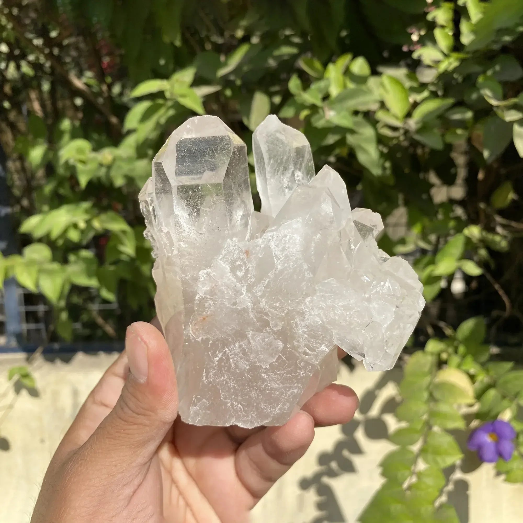 Natural Himalayan White Quartz Cluster 480g Himalayan Quartz