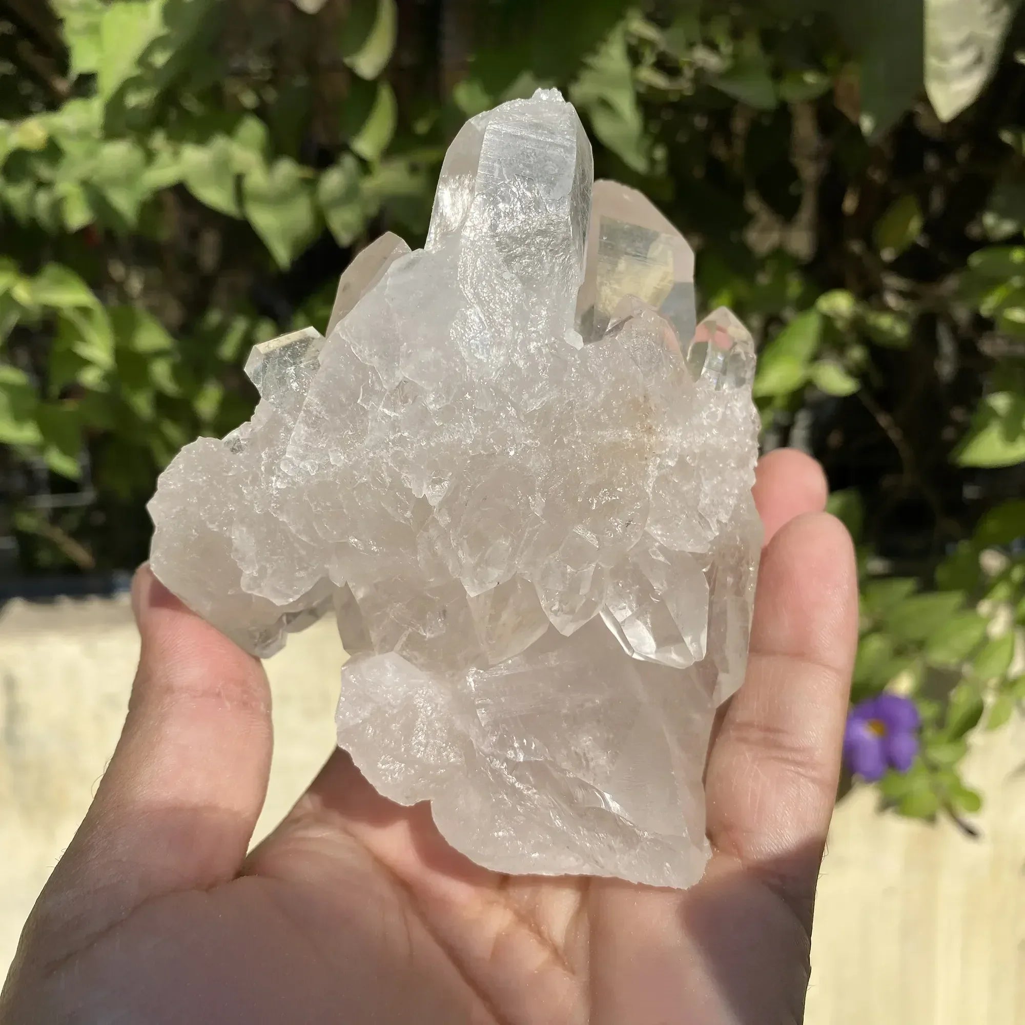 Natural Himalayan White Quartz Cluster 480g Himalayan Quartz
