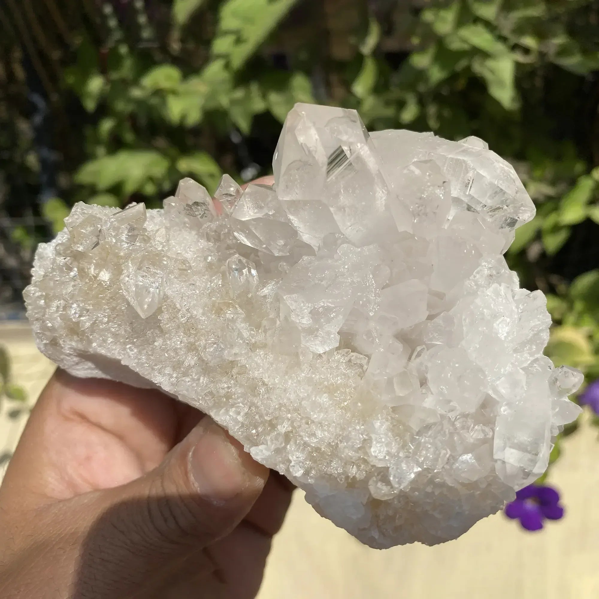Natural Himalayan White Quartz Cluster 470g Himalayan Quartz