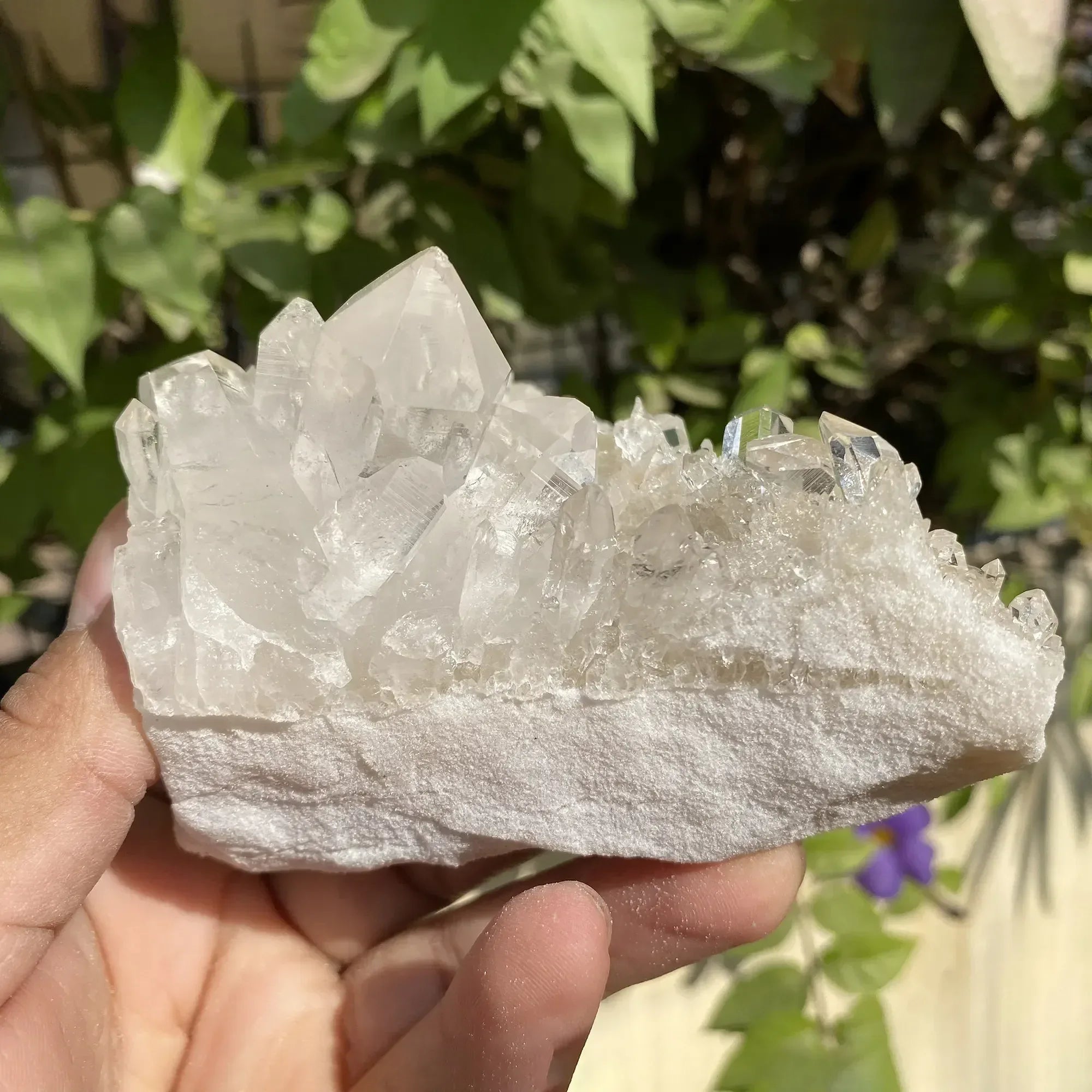 Natural Himalayan White Quartz Cluster 470g Himalayan Quartz