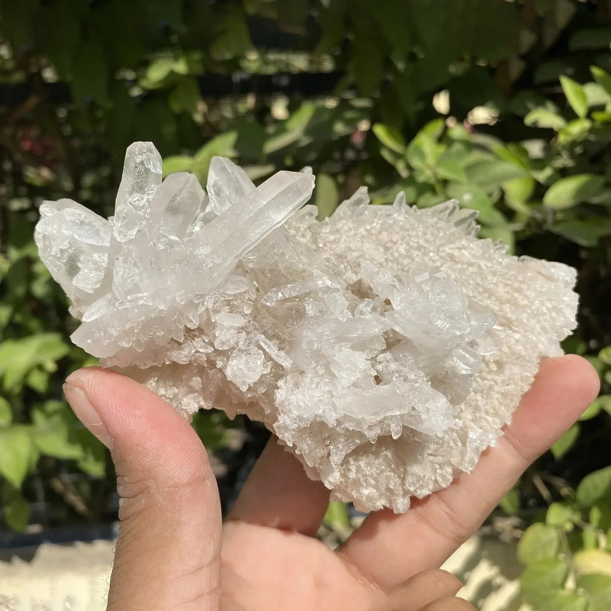 Natural Himalayan White Quartz Cluster 270g Himalayan Quartz