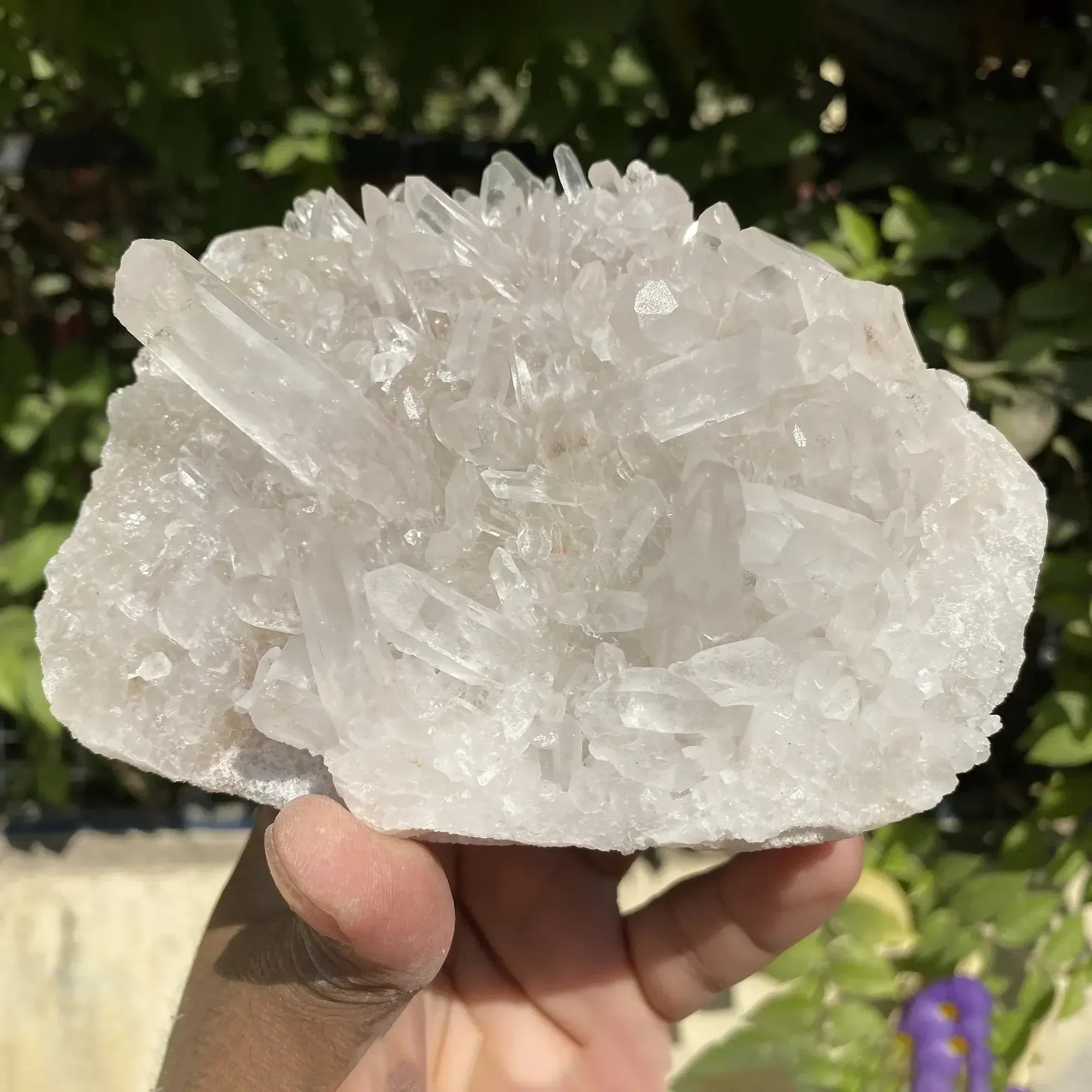 Natural Himalayan White Quartz Cluster 795g Himalayan Quartz