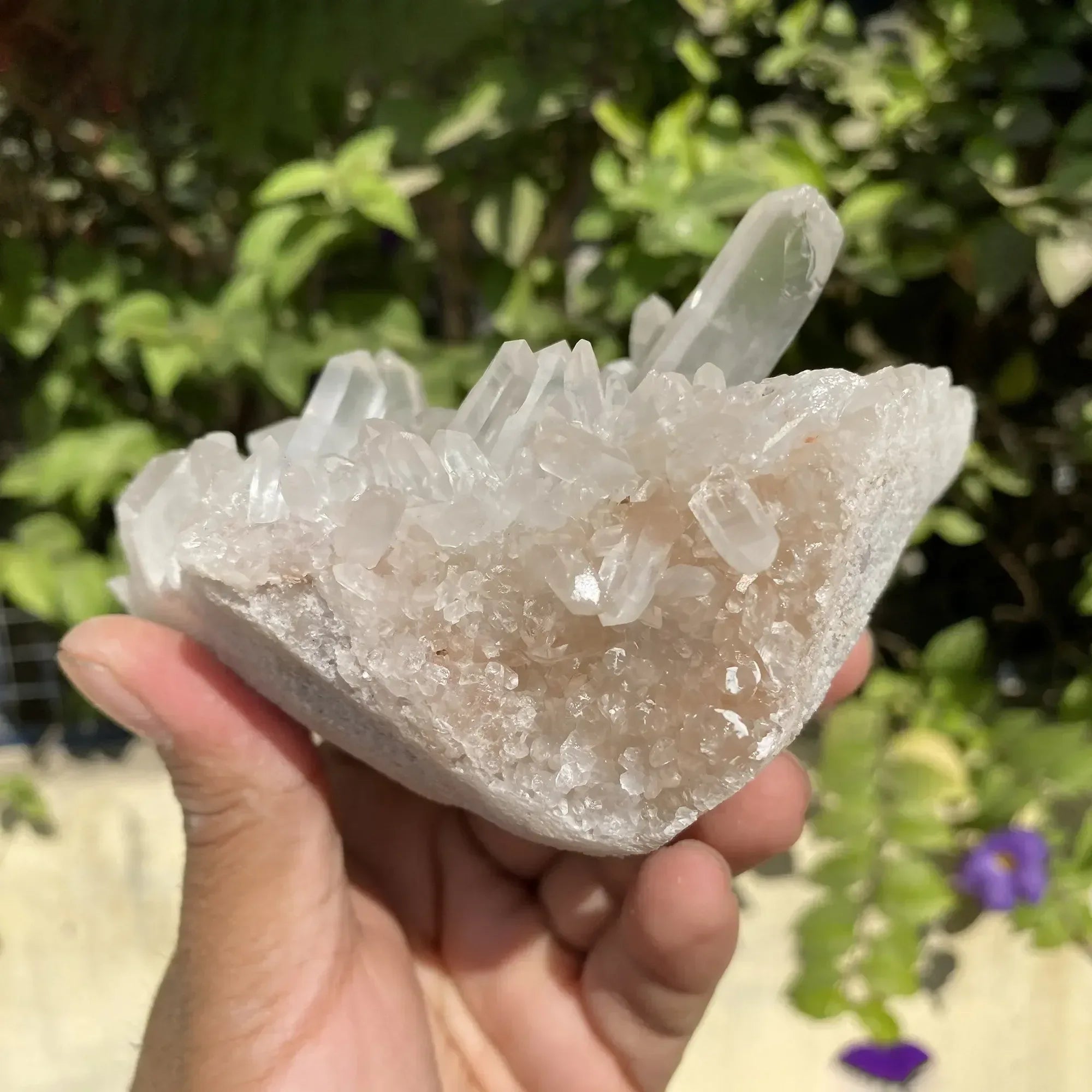 Natural Himalayan White Quartz Cluster 795g Himalayan Quartz