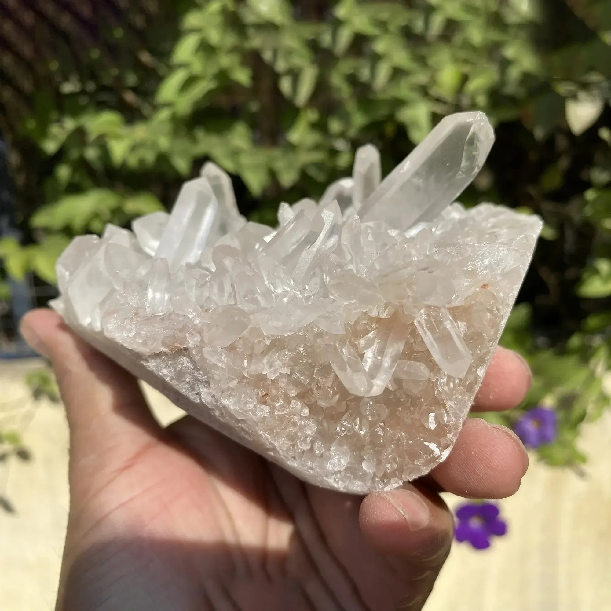 Natural Himalayan White Quartz Cluster 795g Himalayan Quartz