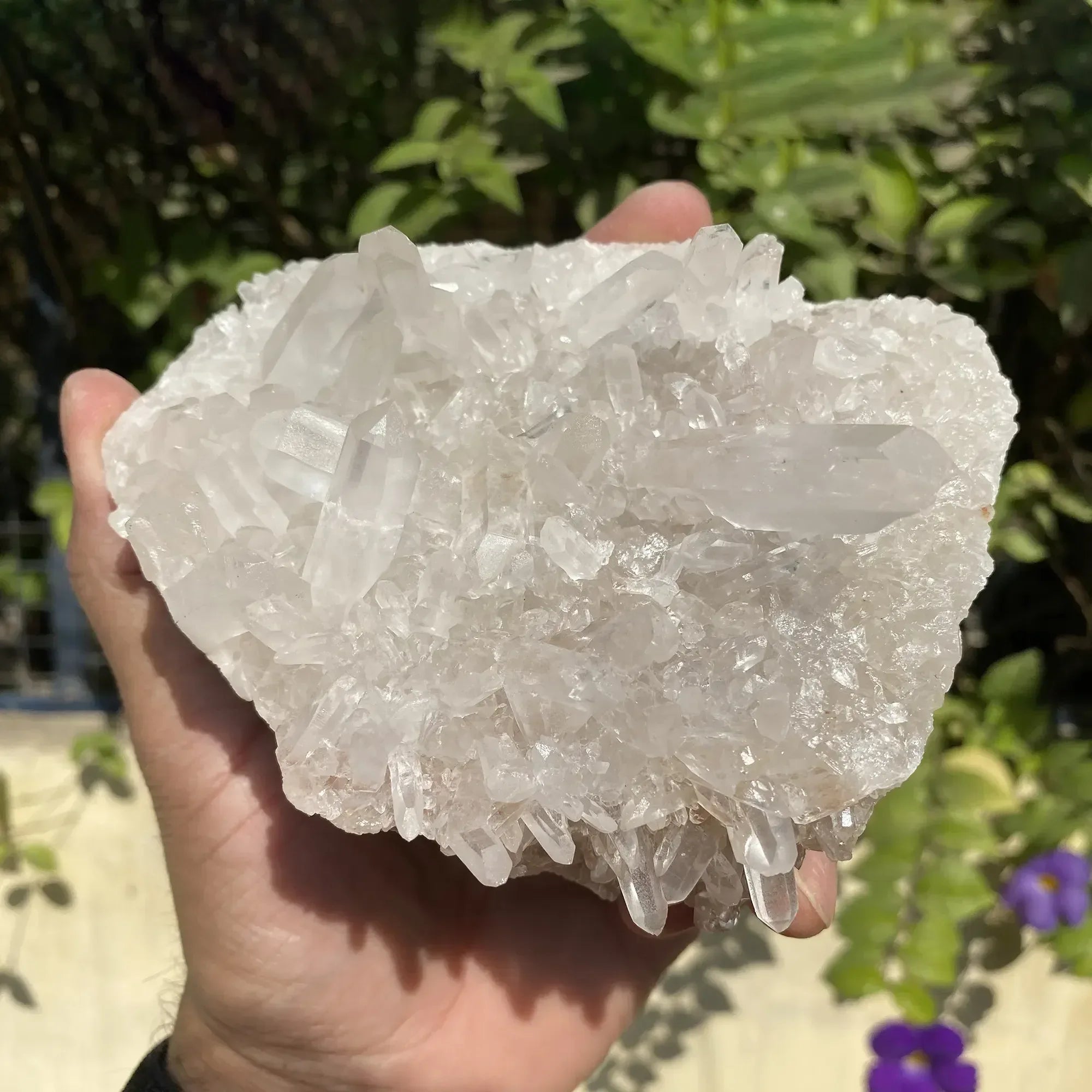 Natural Himalayan White Quartz Cluster 795g Himalayan Quartz