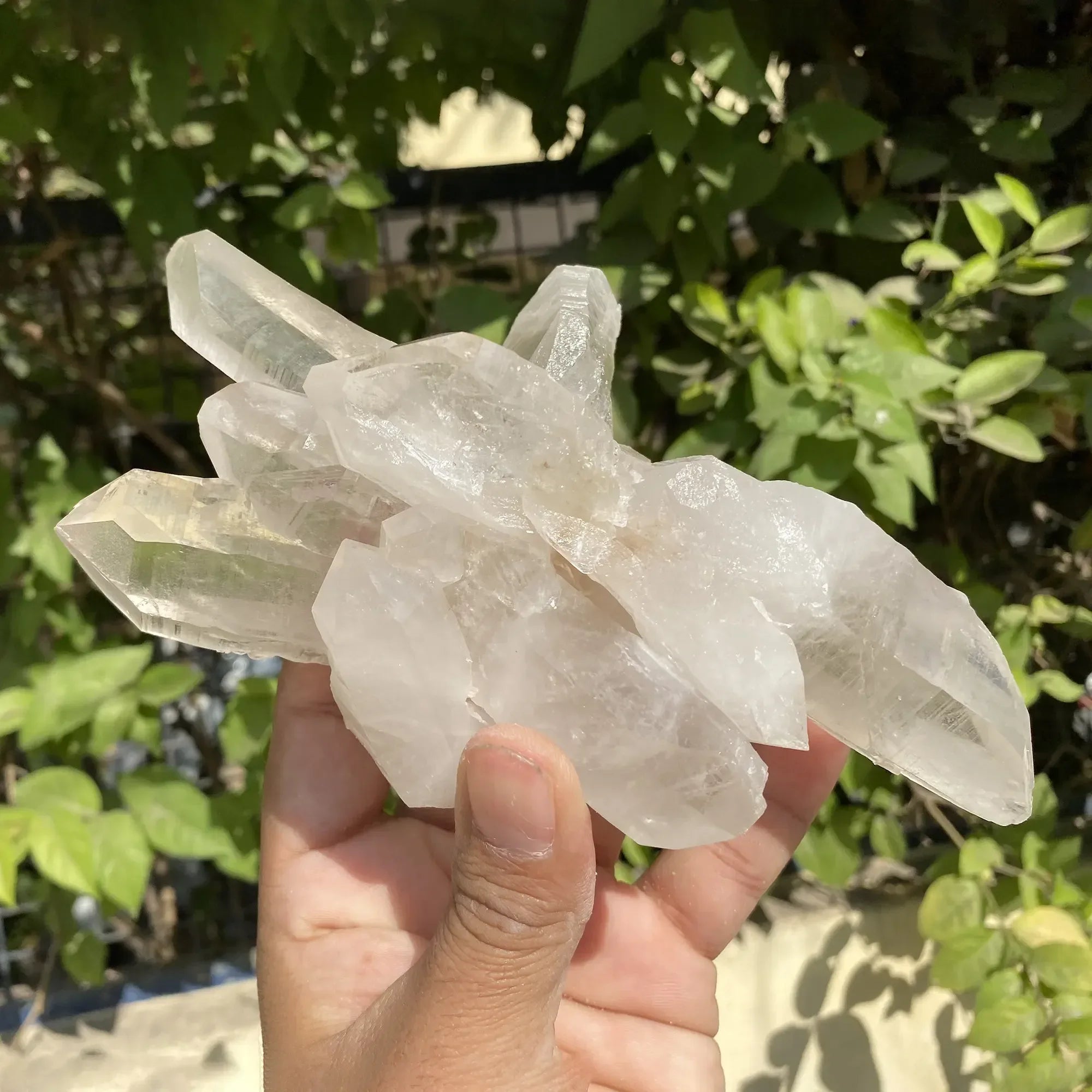 Natural Himalayan White Quartz Cluster 570g Himalayan Quartz