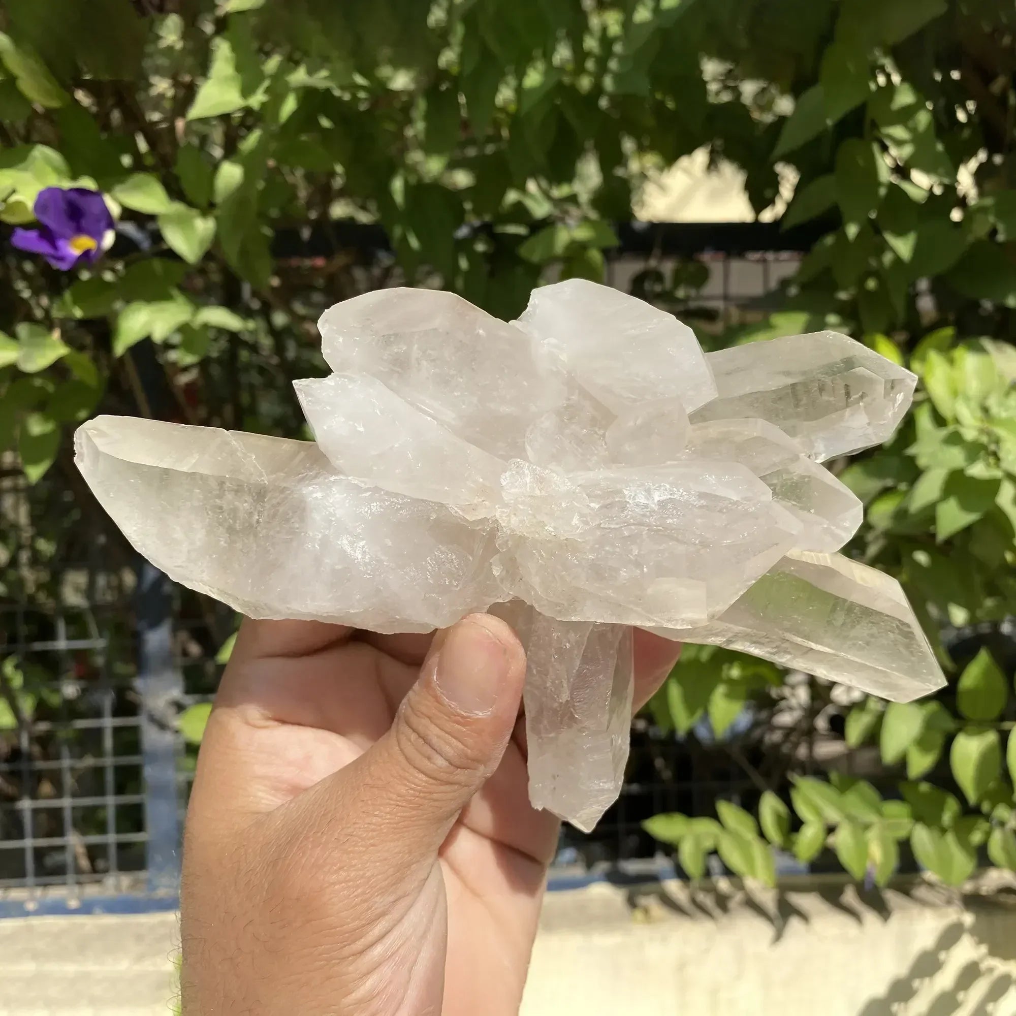 Natural Himalayan White Quartz Cluster 570g Himalayan Quartz
