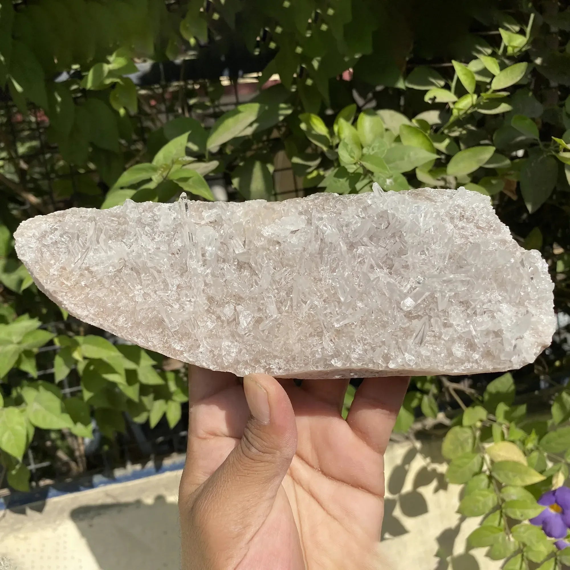Natural Himalayan White Quartz Cluster 735g Himalayan Quartz