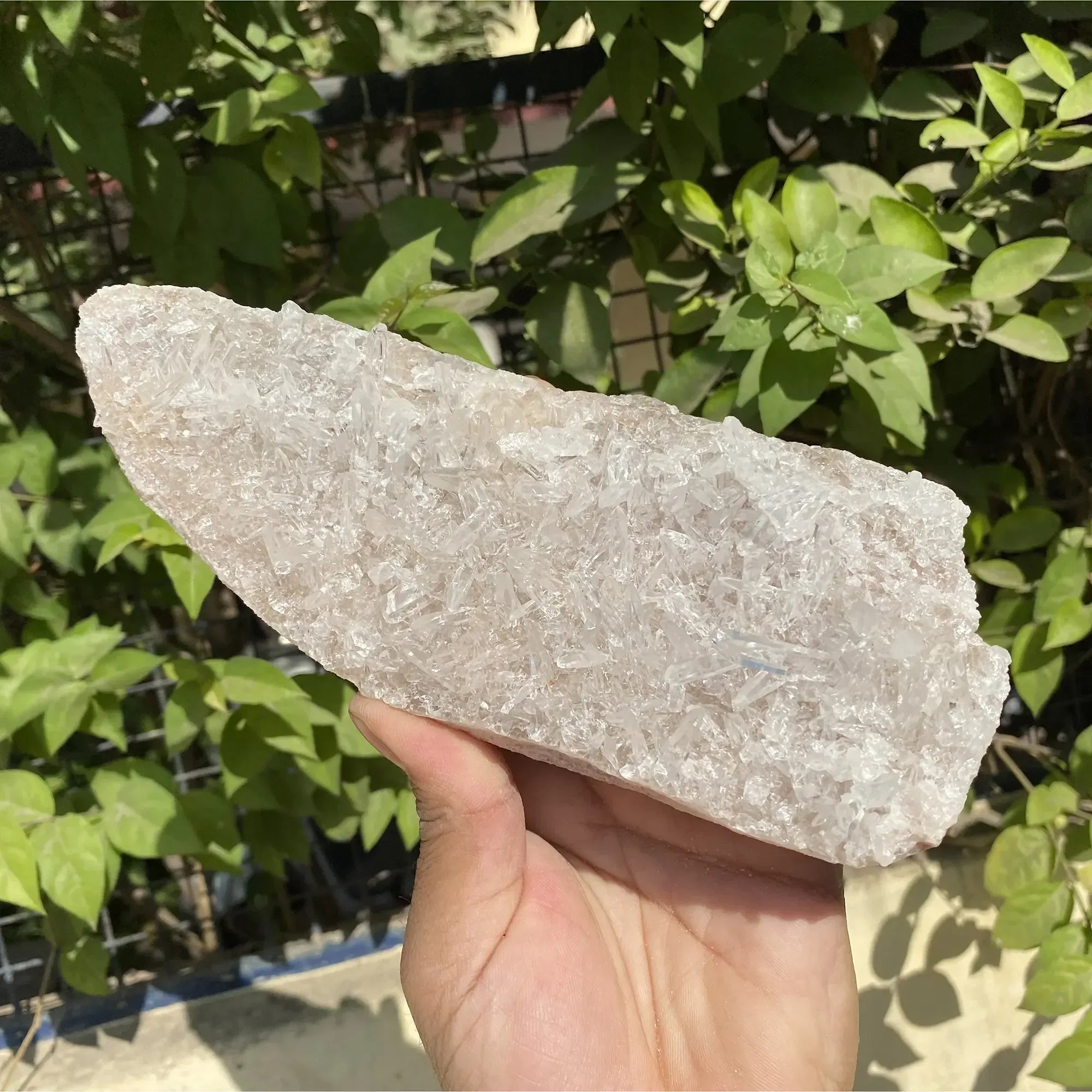 Natural Himalayan White Quartz Cluster 735g Himalayan Quartz