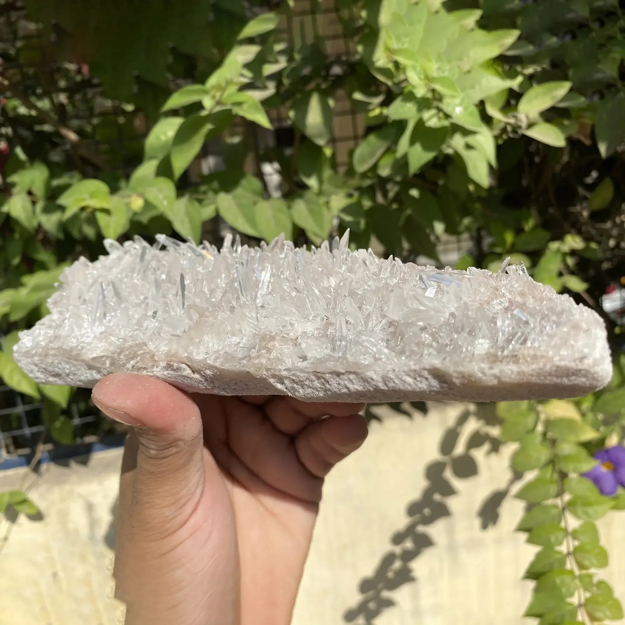 Natural Himalayan White Quartz Cluster 735g Himalayan Quartz