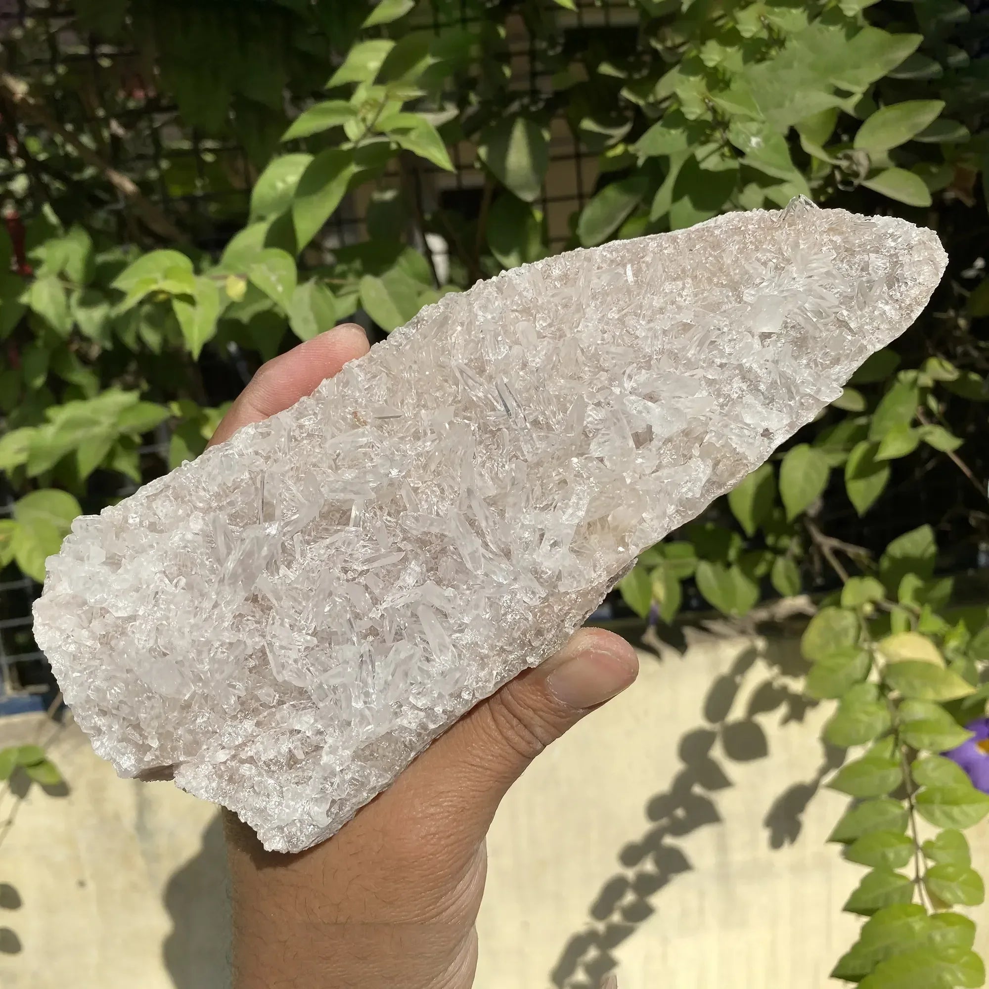 Natural Himalayan White Quartz Cluster 735g Himalayan Quartz