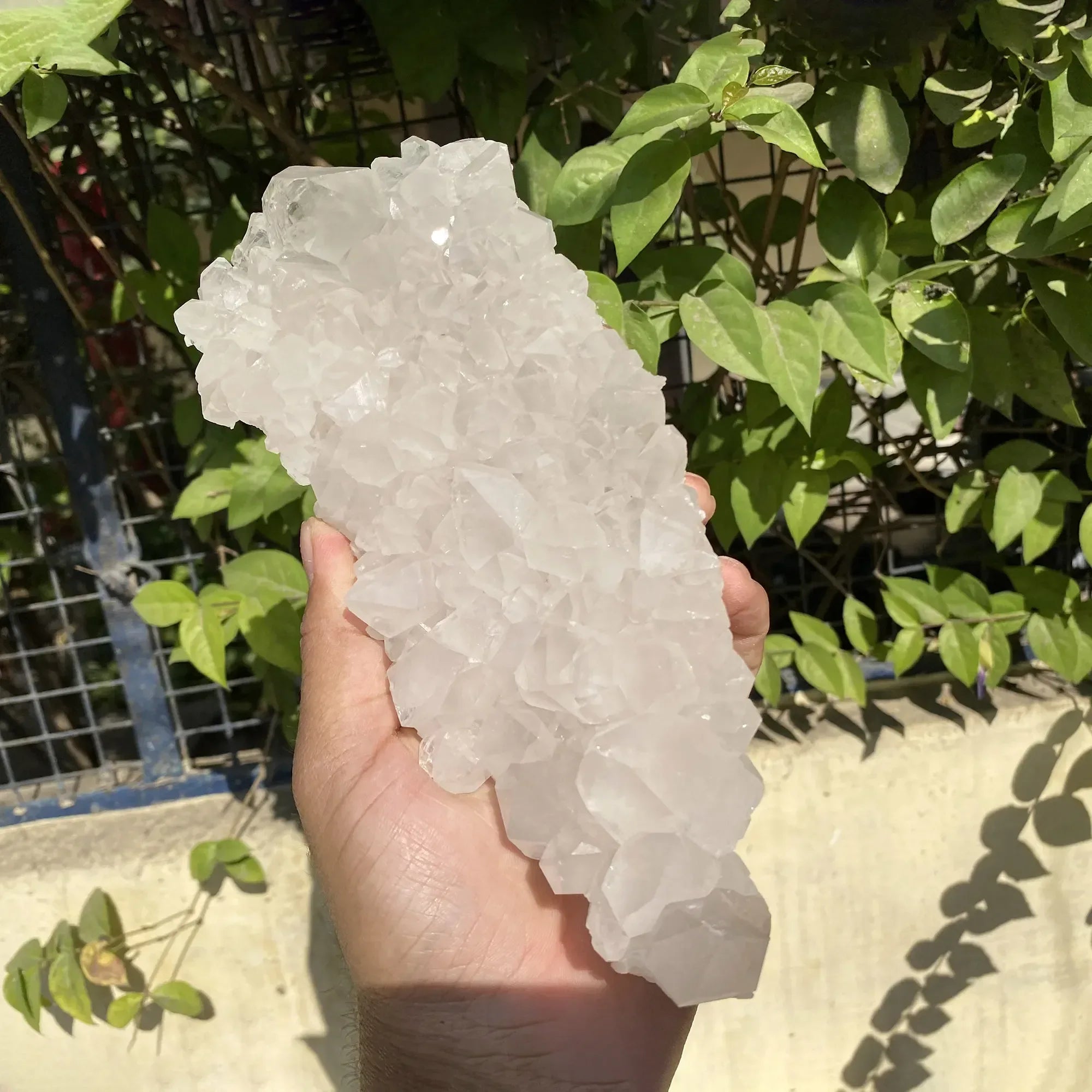 Natural Himalayan White Quartz Cluster 805g Himalayan Quartz