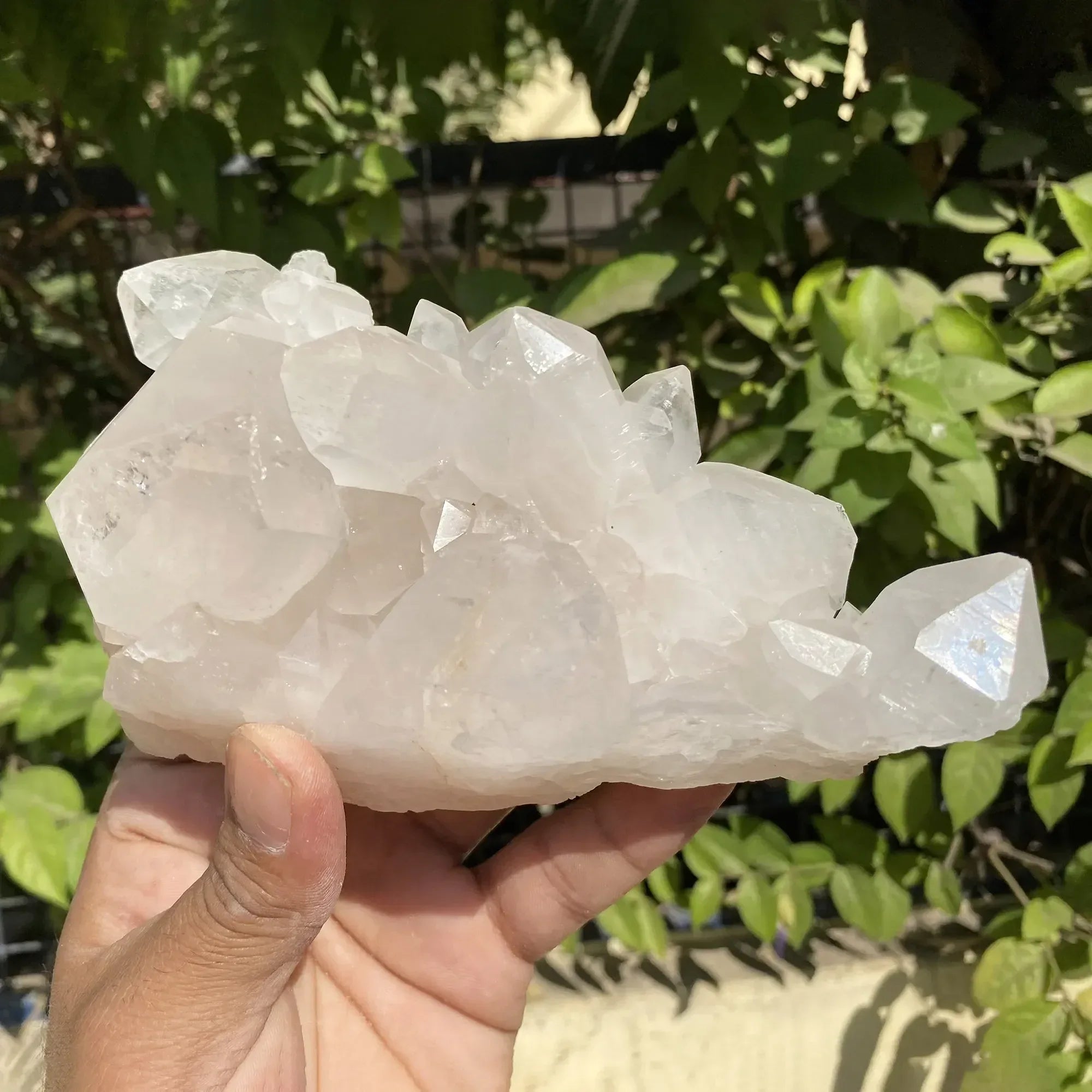 Natural Himalayan White Quartz Cluster 670g Himalayan Quartz