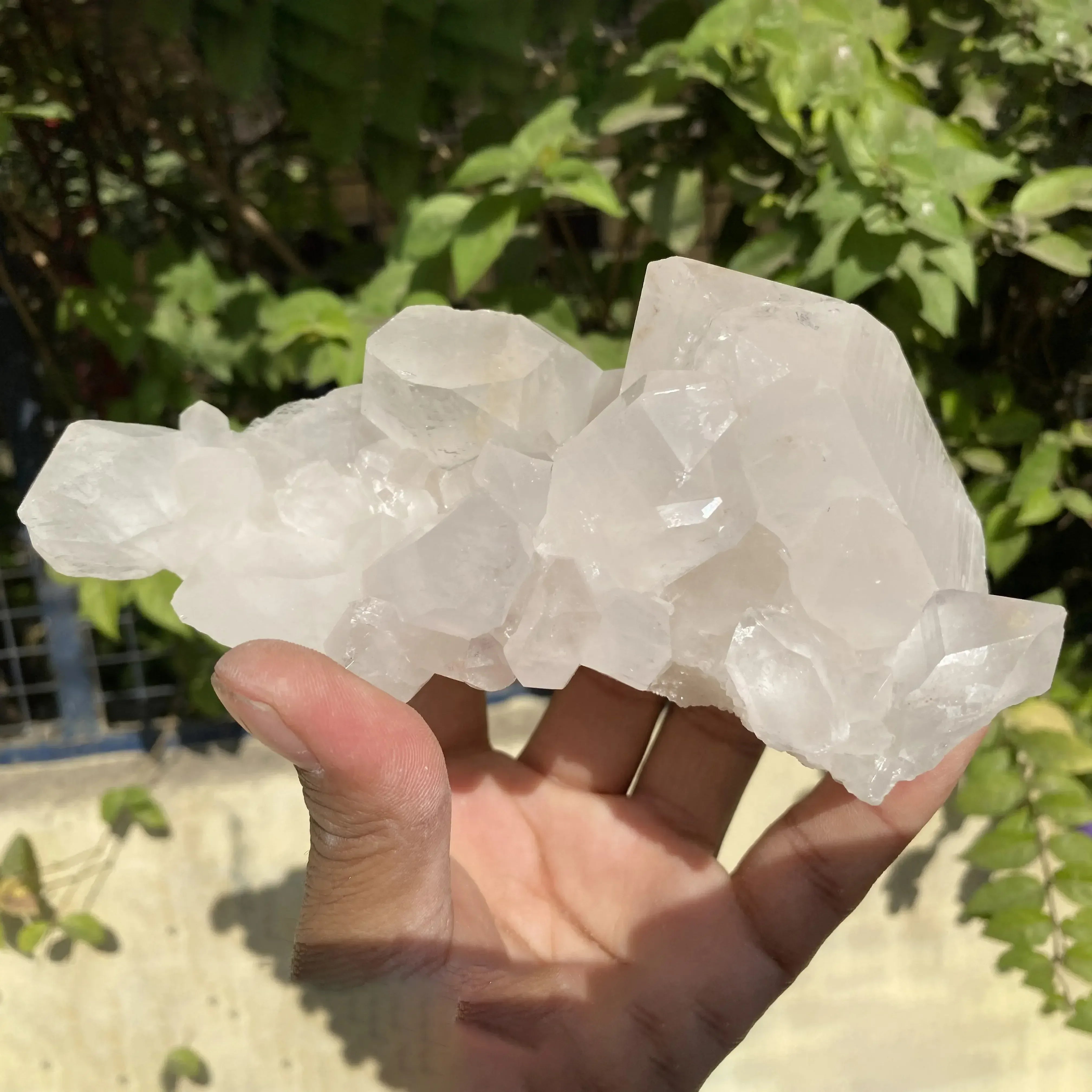 Natural Himalayan White Quartz Cluster 670g Himalayan Quartz
