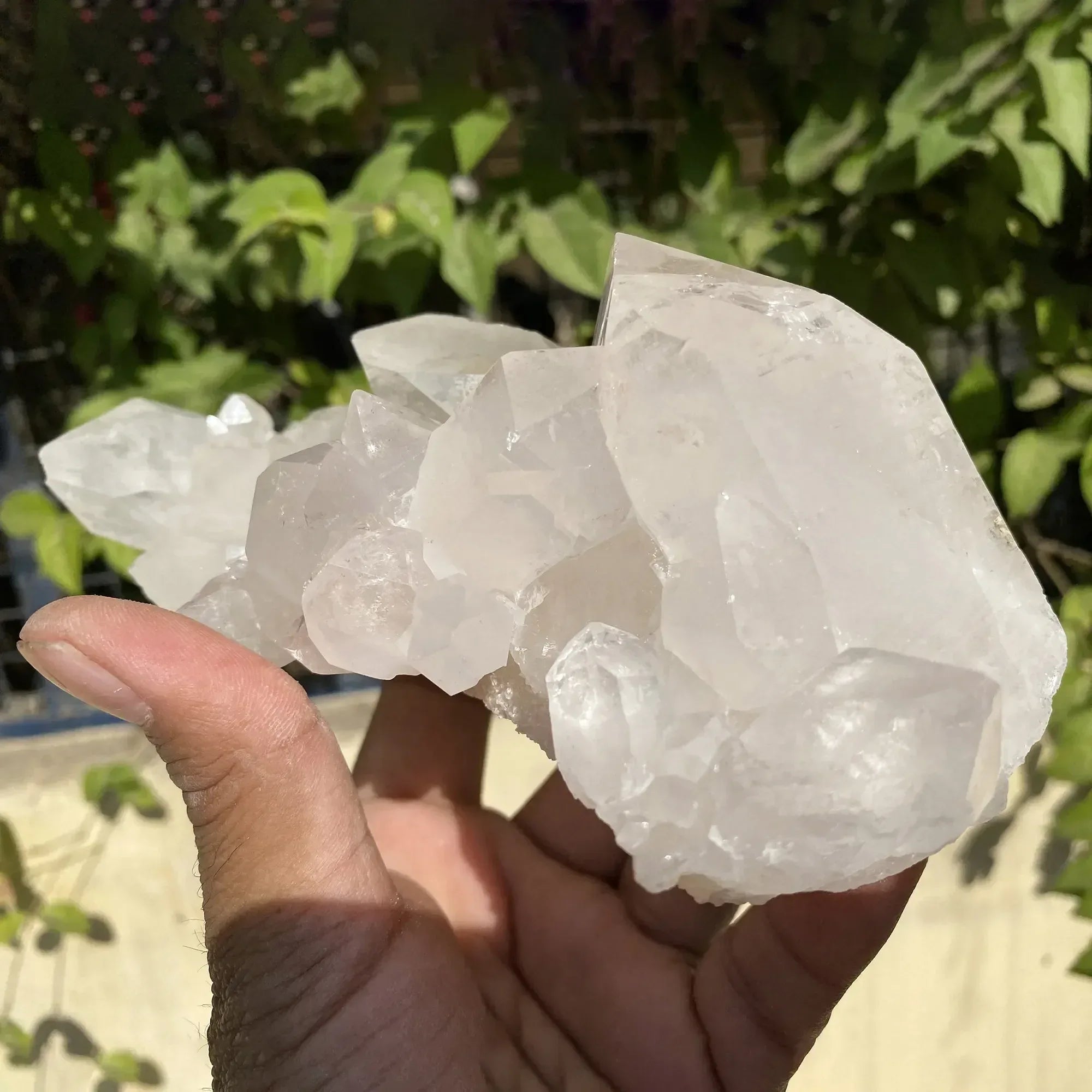 Natural Himalayan White Quartz Cluster 670g Himalayan Quartz