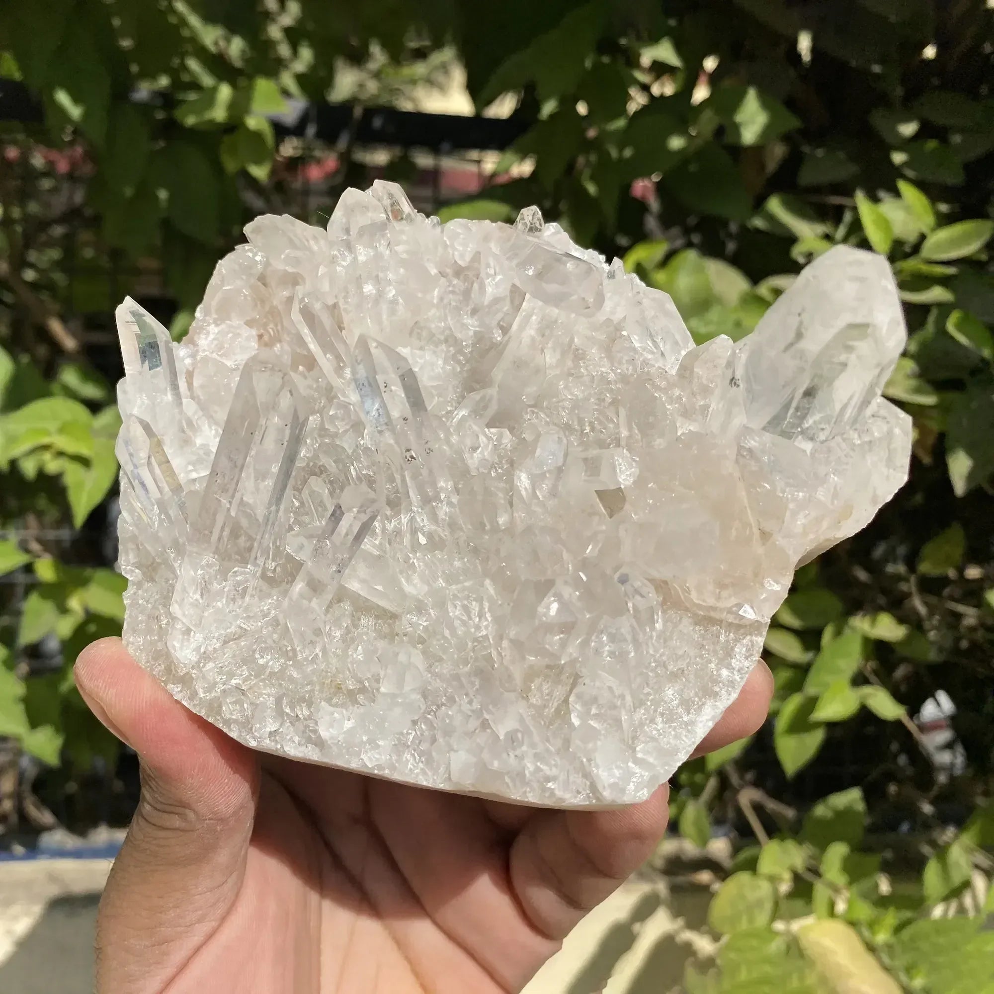 Natural Himalayan White Quartz Cluster 785g Himalayan Quartz
