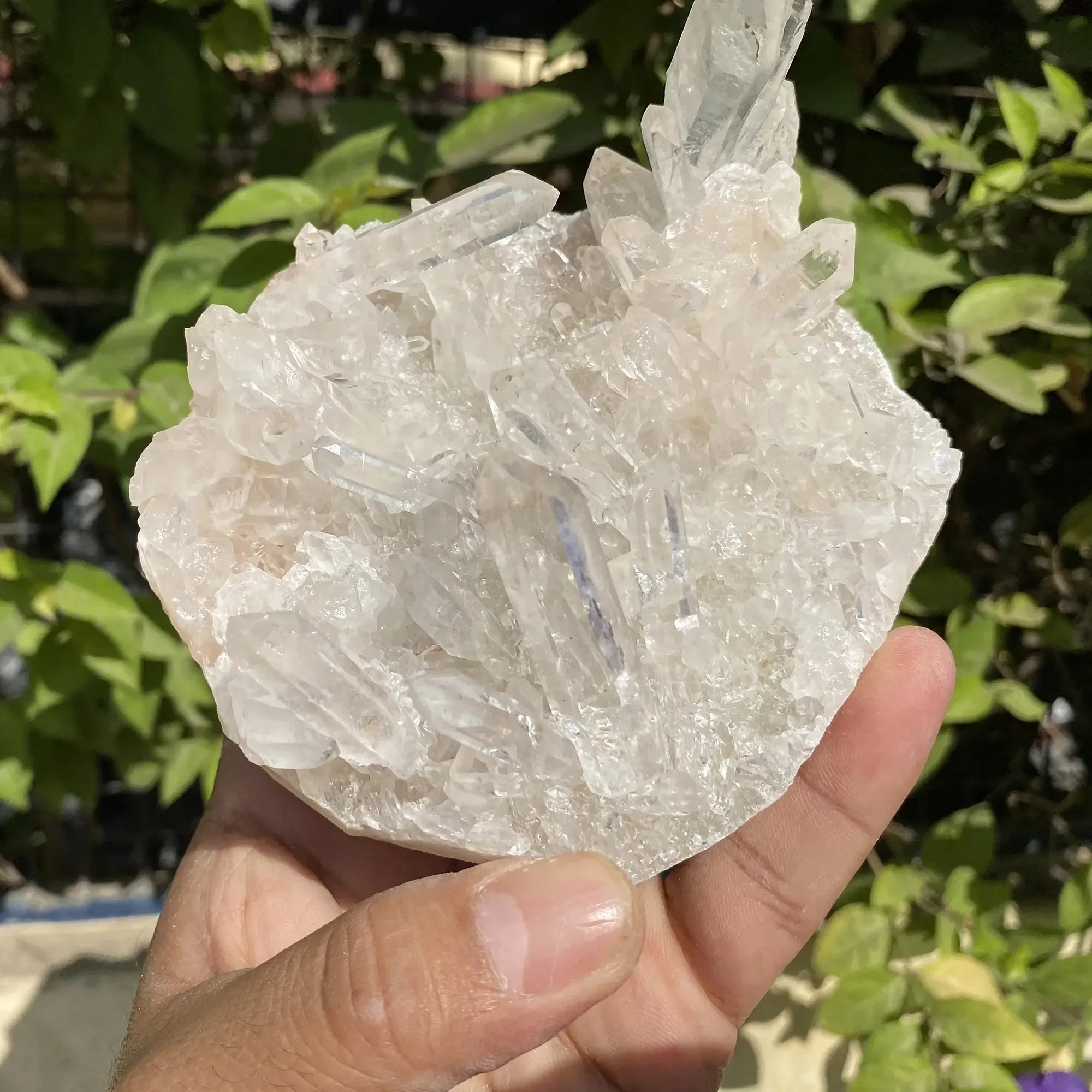 Natural Himalayan White Quartz Cluster 785g Himalayan Quartz