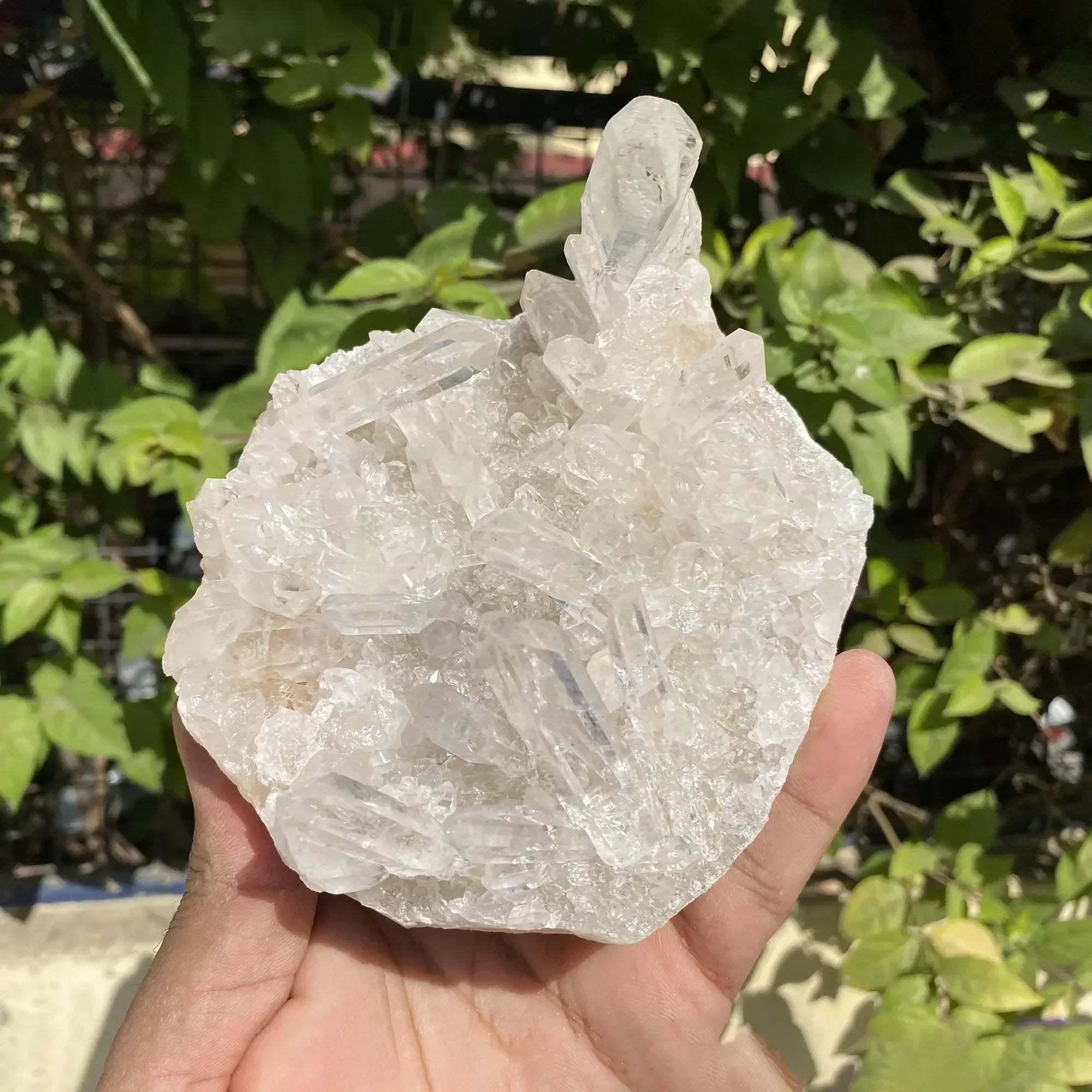 Natural Himalayan White Quartz Cluster 785g Himalayan Quartz