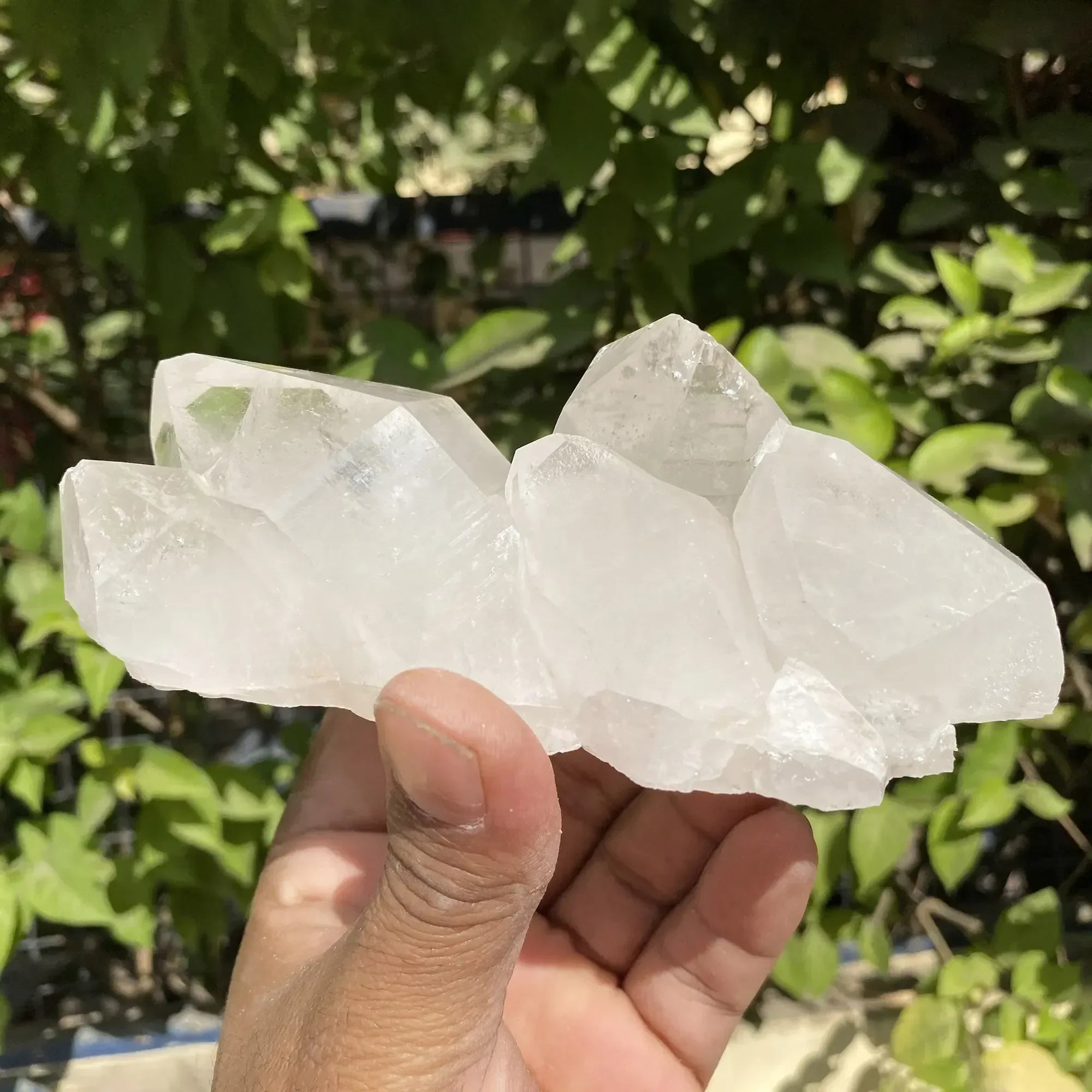 Natural Himalayan White Quartz Cluster 770g Himalayan Quartz