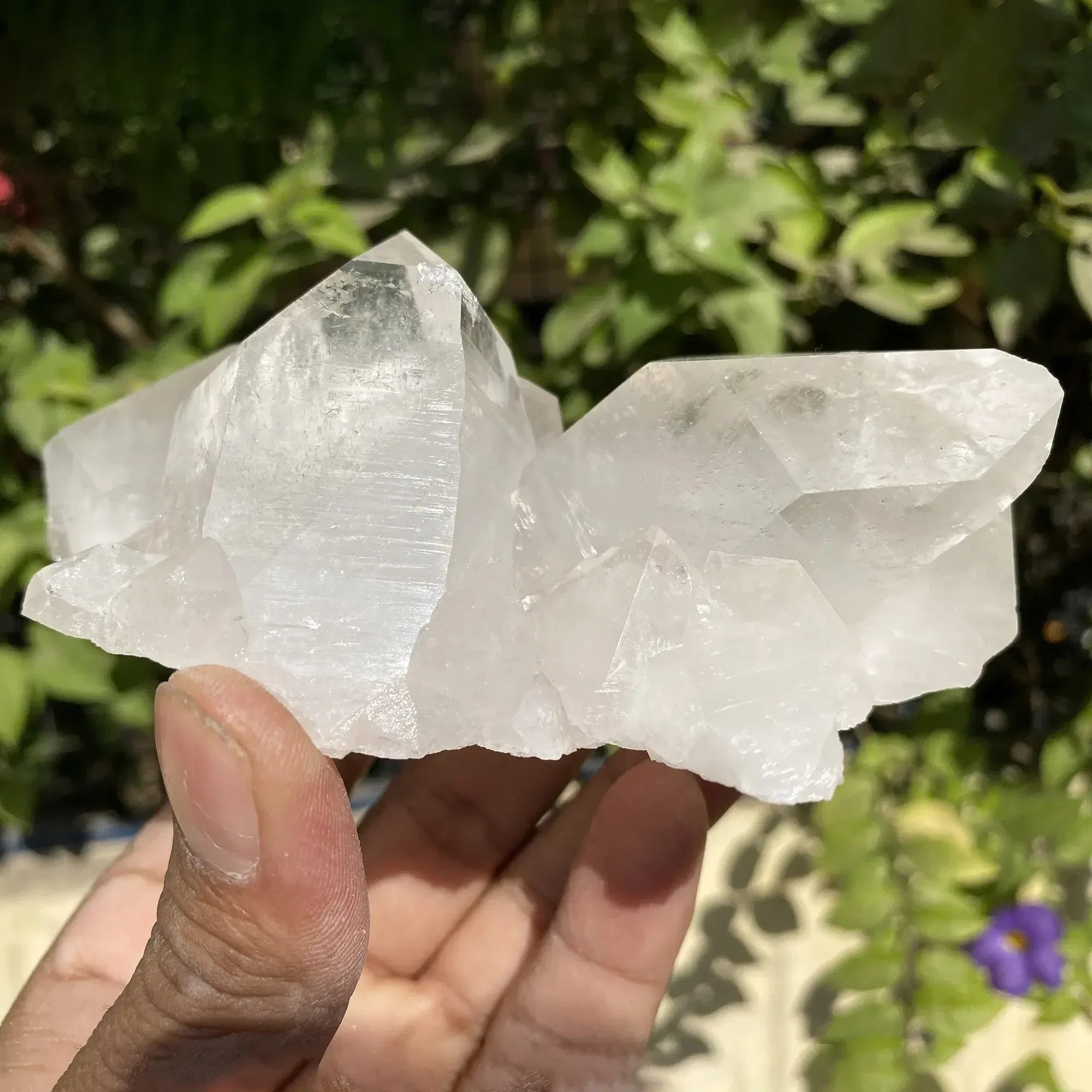 Natural Himalayan White Quartz Cluster 770g Himalayan Quartz