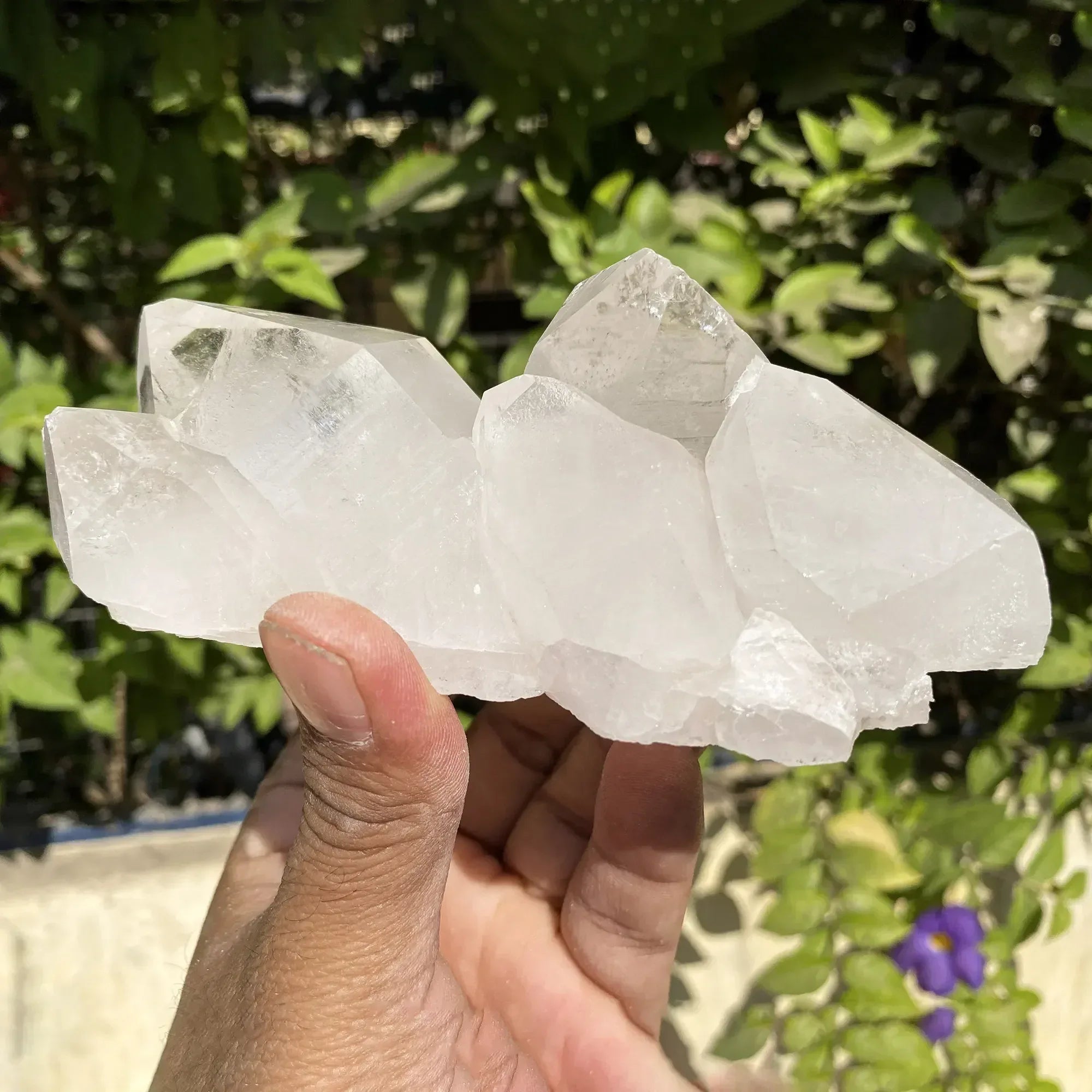 Natural Himalayan White Quartz Cluster 770g Himalayan Quartz