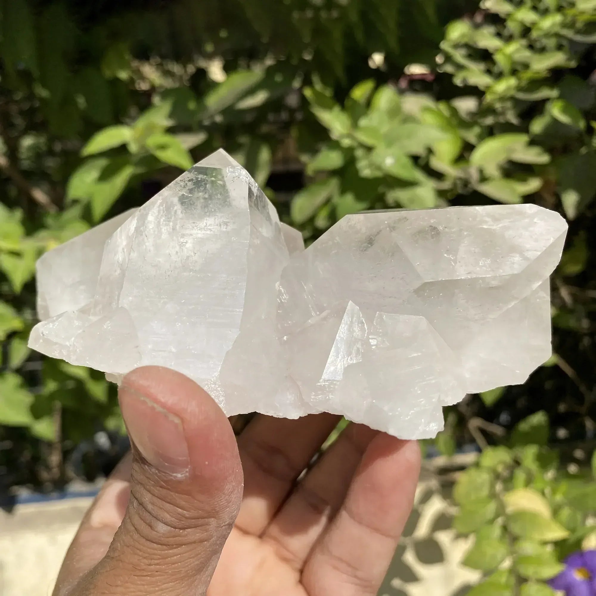 Natural Himalayan White Quartz Cluster 770g Himalayan Quartz