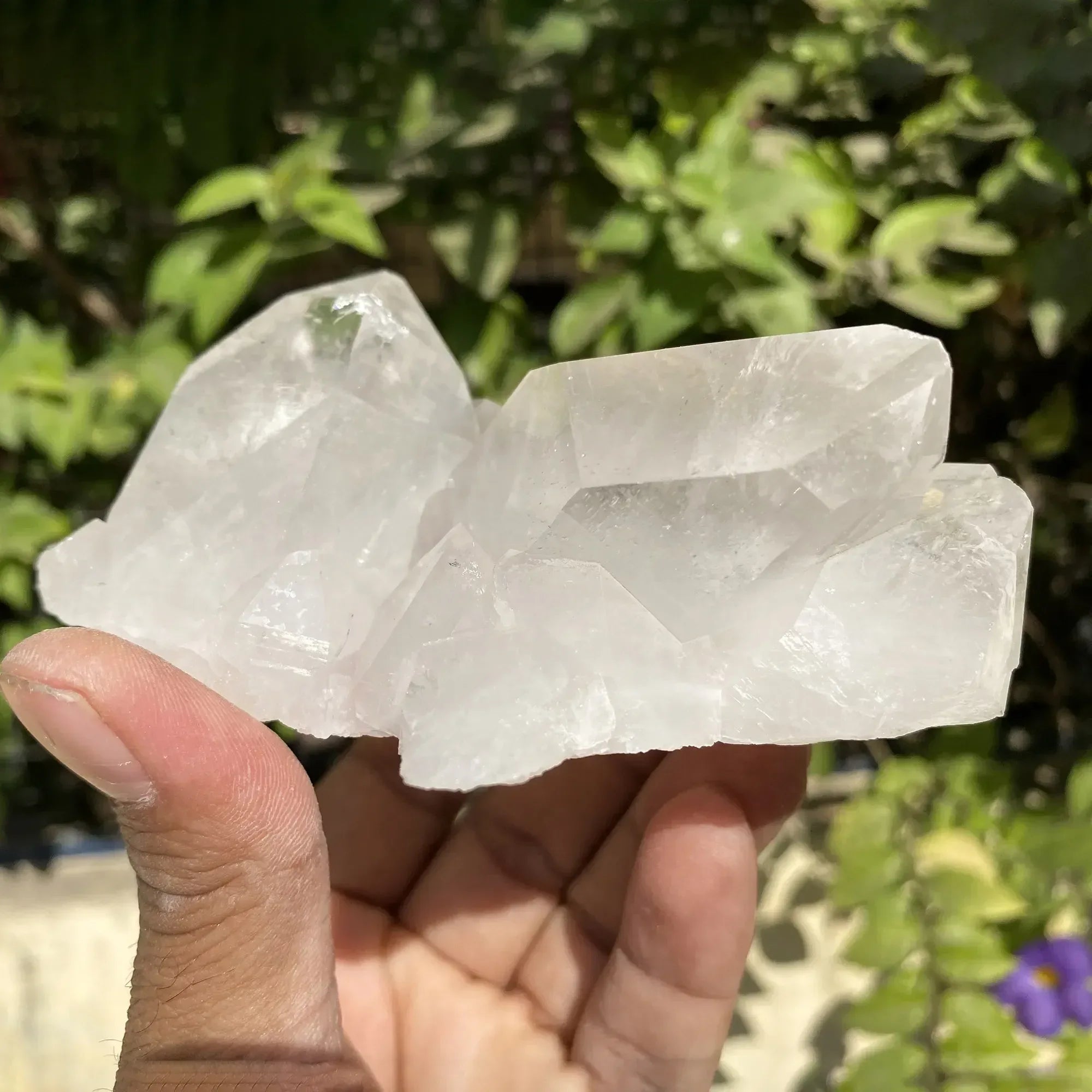 Natural Himalayan White Quartz Cluster 770g Himalayan Quartz