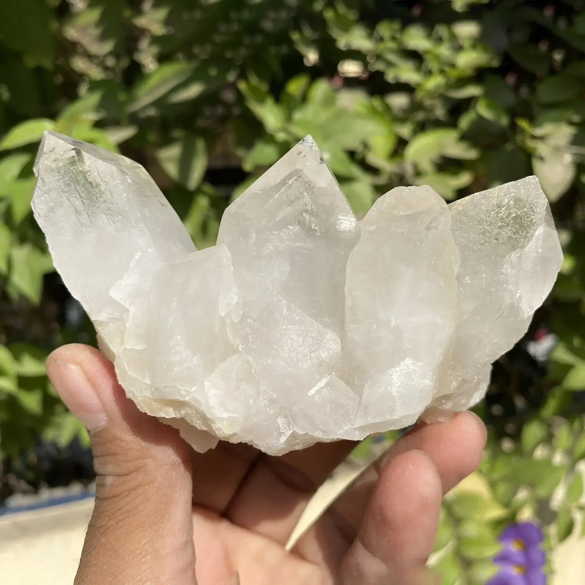 Natural Himalayan White Quartz Cluster 455g Himalayan Quartz