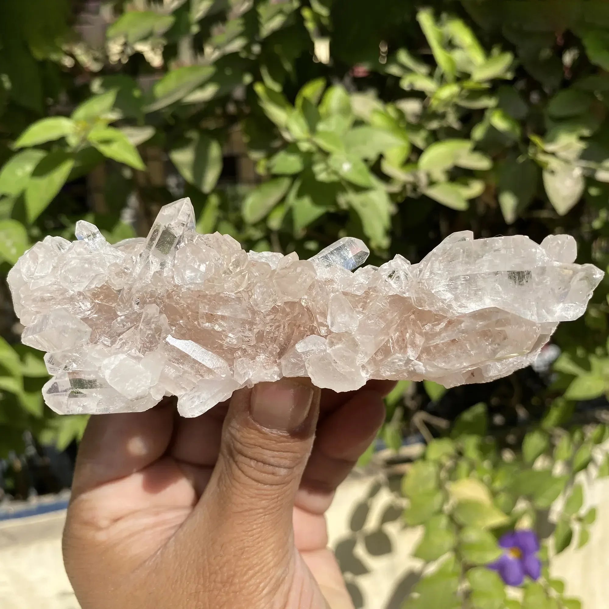 Natural Himalayan Pink Quartz Cluster 270g Himalayan Quartz