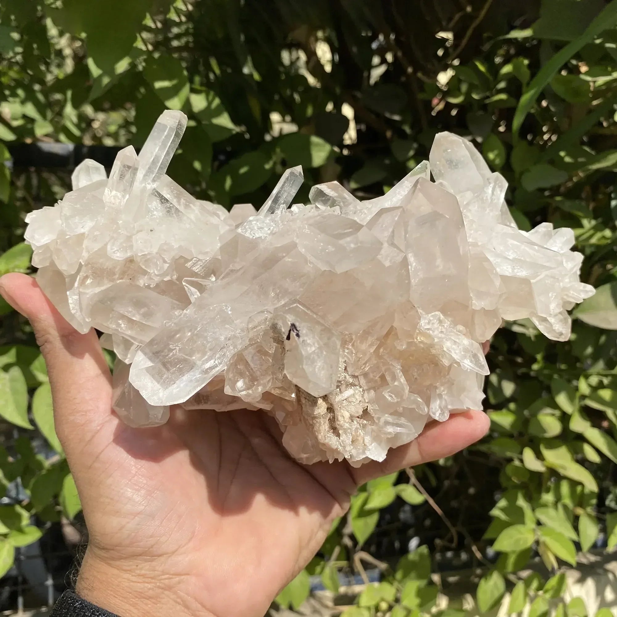 Natural Himalayan Pink Quartz Cluster 1725g Himalayan Quartz