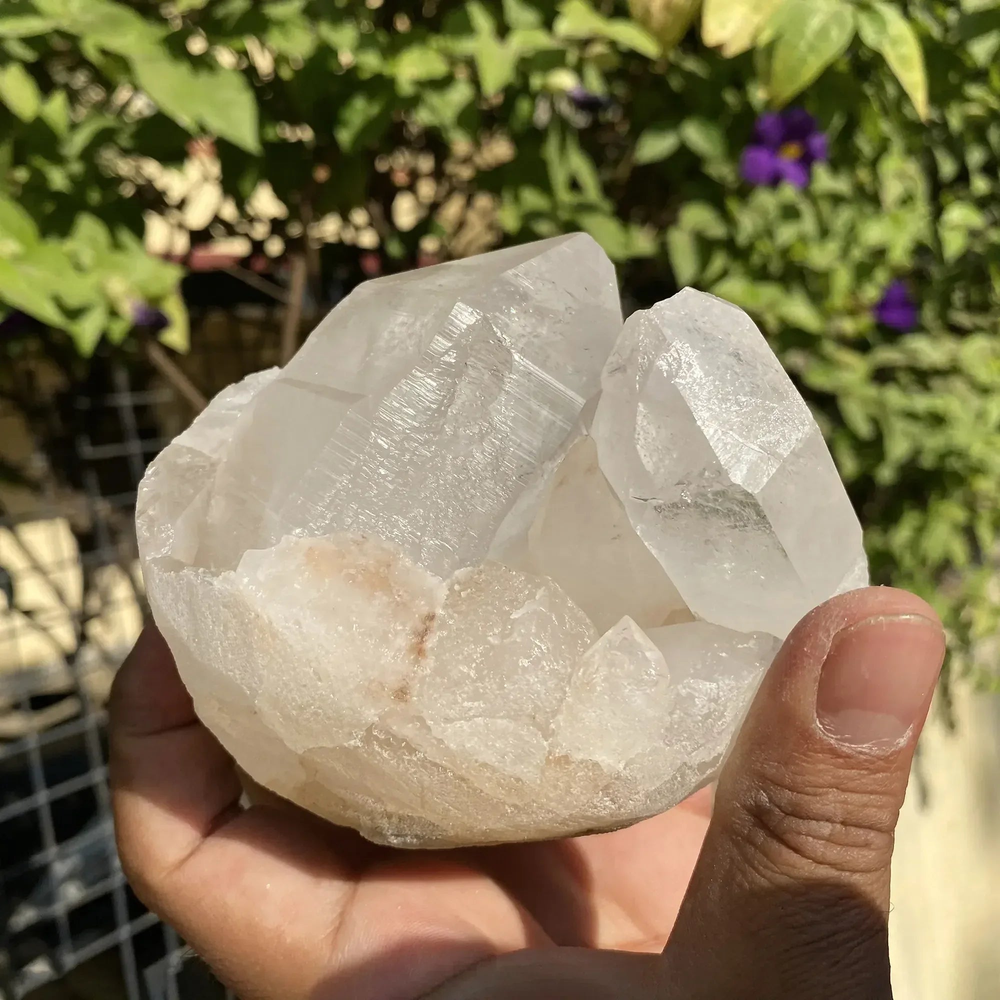 Natural Himalayan White Quartz Cluster 870g Himalayan Quartz