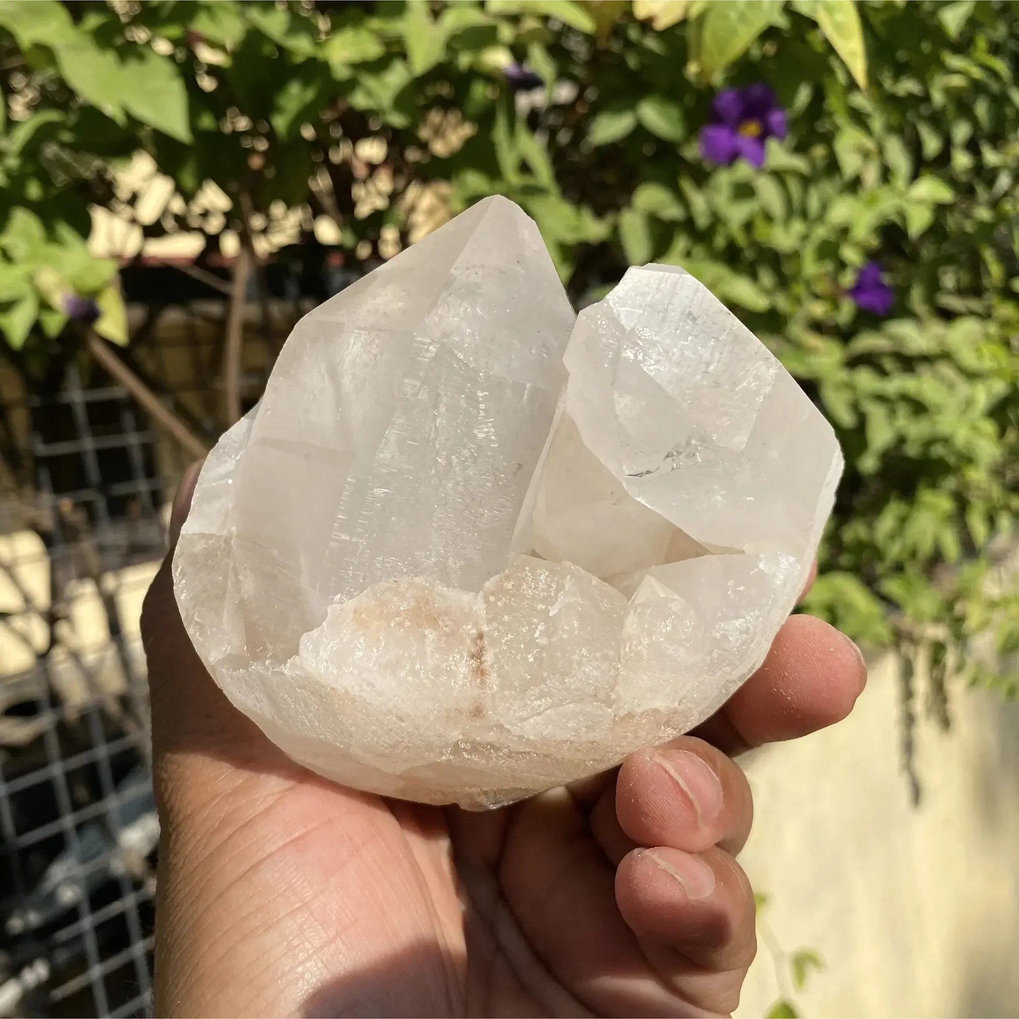 Natural Himalayan White Quartz Cluster 870g Himalayan Quartz