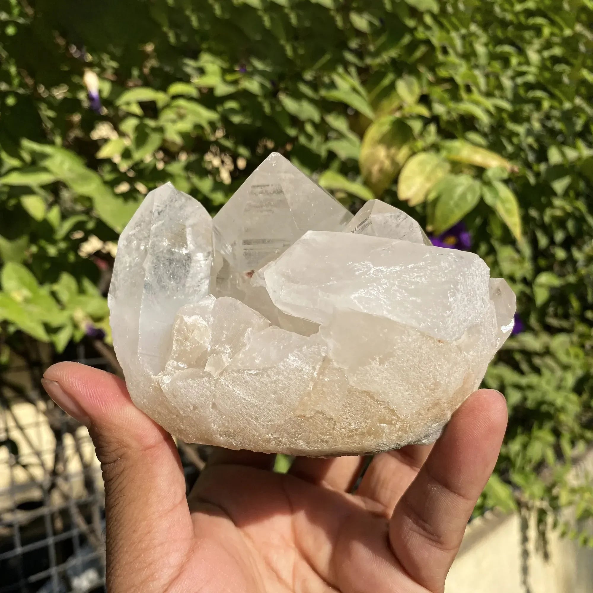 Natural Himalayan White Quartz Cluster 870g Himalayan Quartz