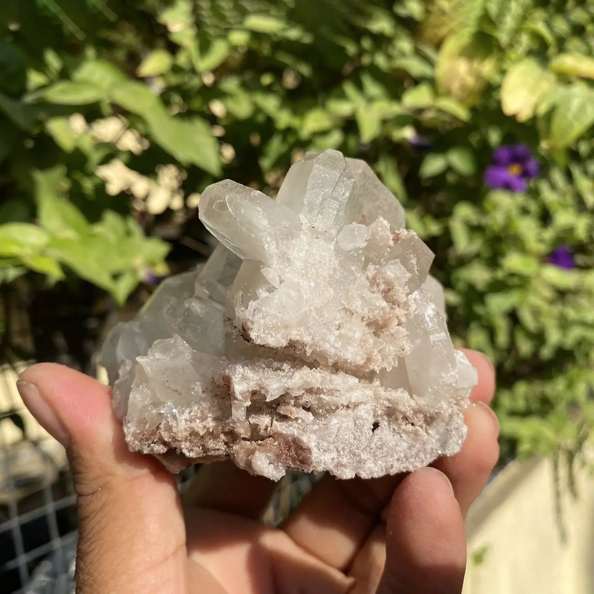Natural Himalayan Pink Quartz Cluster 375g Himalayan Quartz