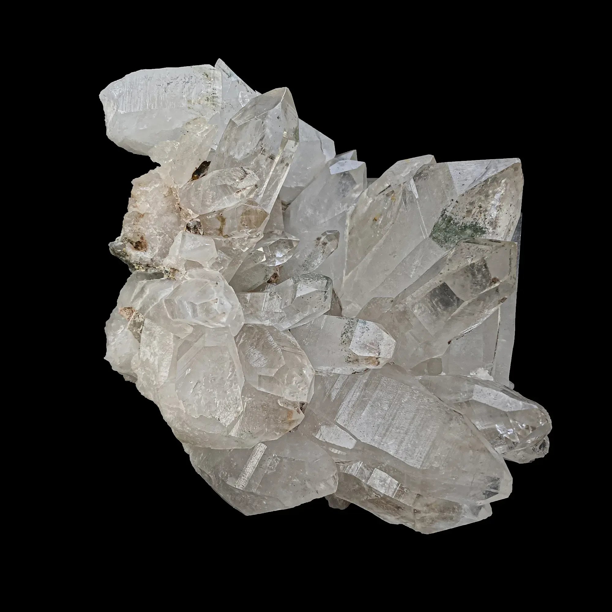 Natural Himalayan White Quartz with Green Phantom Cluster 780g Himalayan Quartz
