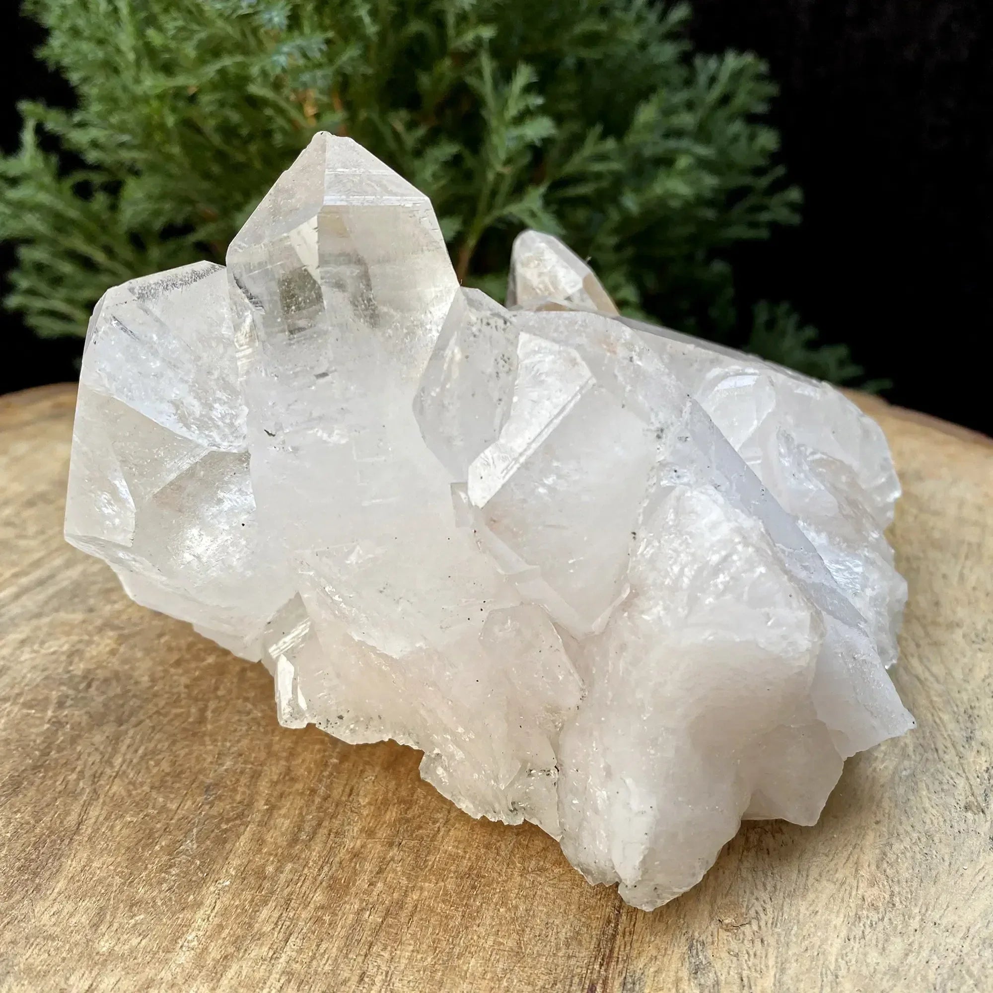Natural Himalayan White Quartz Cluster 795g Himalayan Quartz